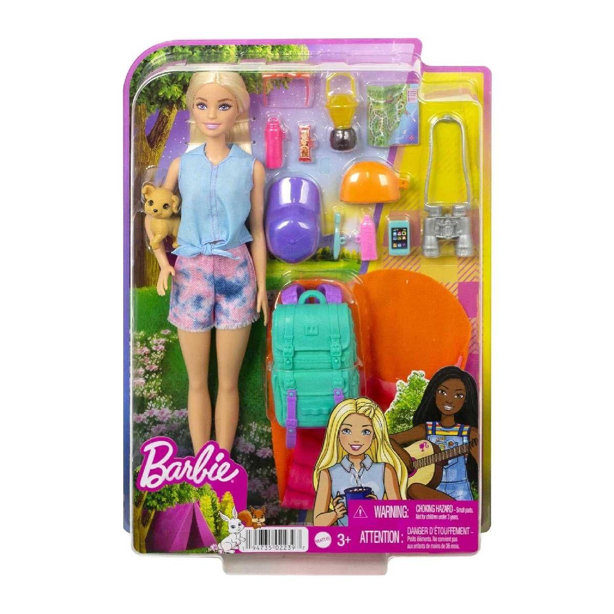 Barbie Dha Barbie Malibu Día De Campamento-6