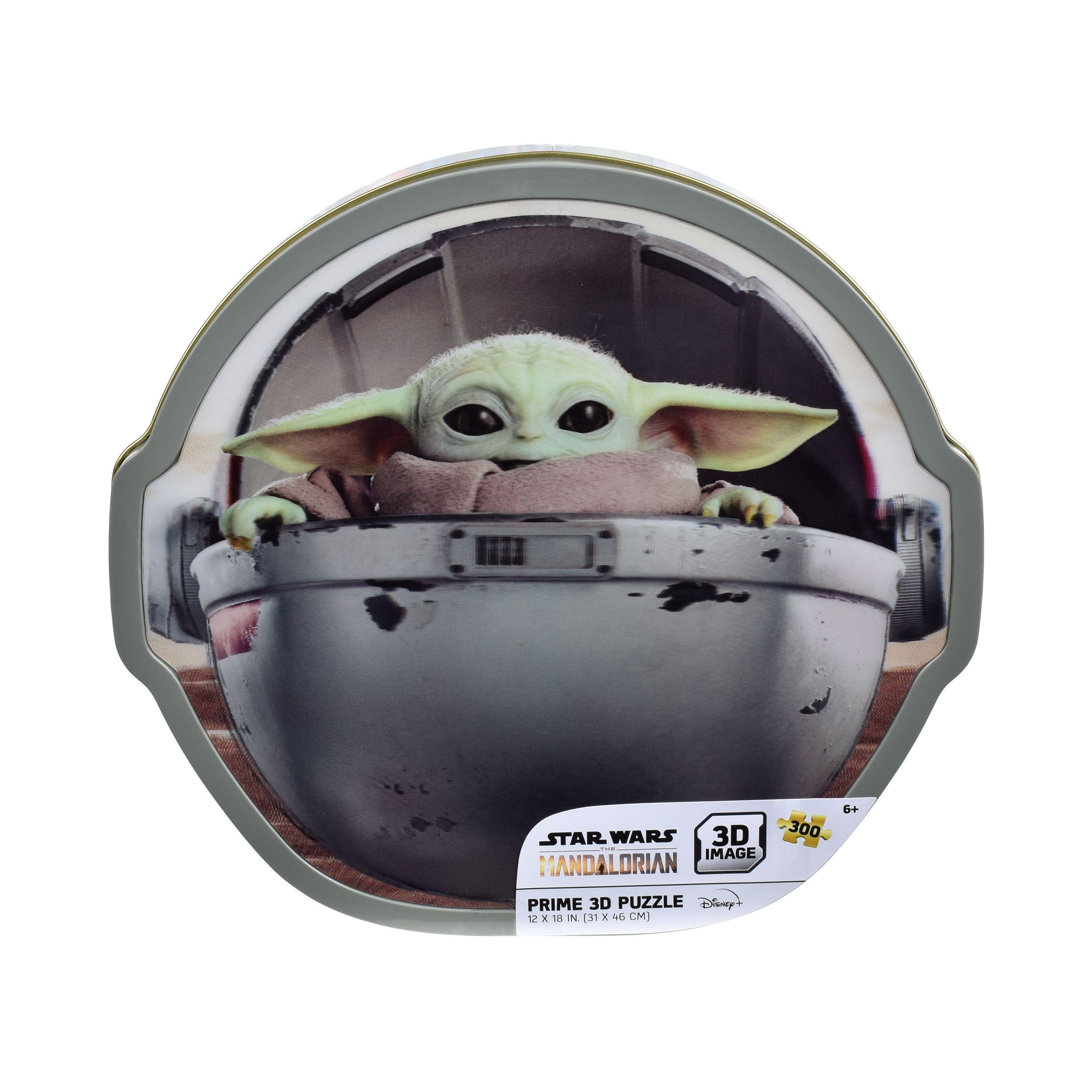 Puzzle 3d De 300 Piezas En Lata Con Forma - Baby Yoda-0