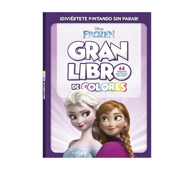 Libro Para Colorear Y Pintar 64 Paginas Frozen-1