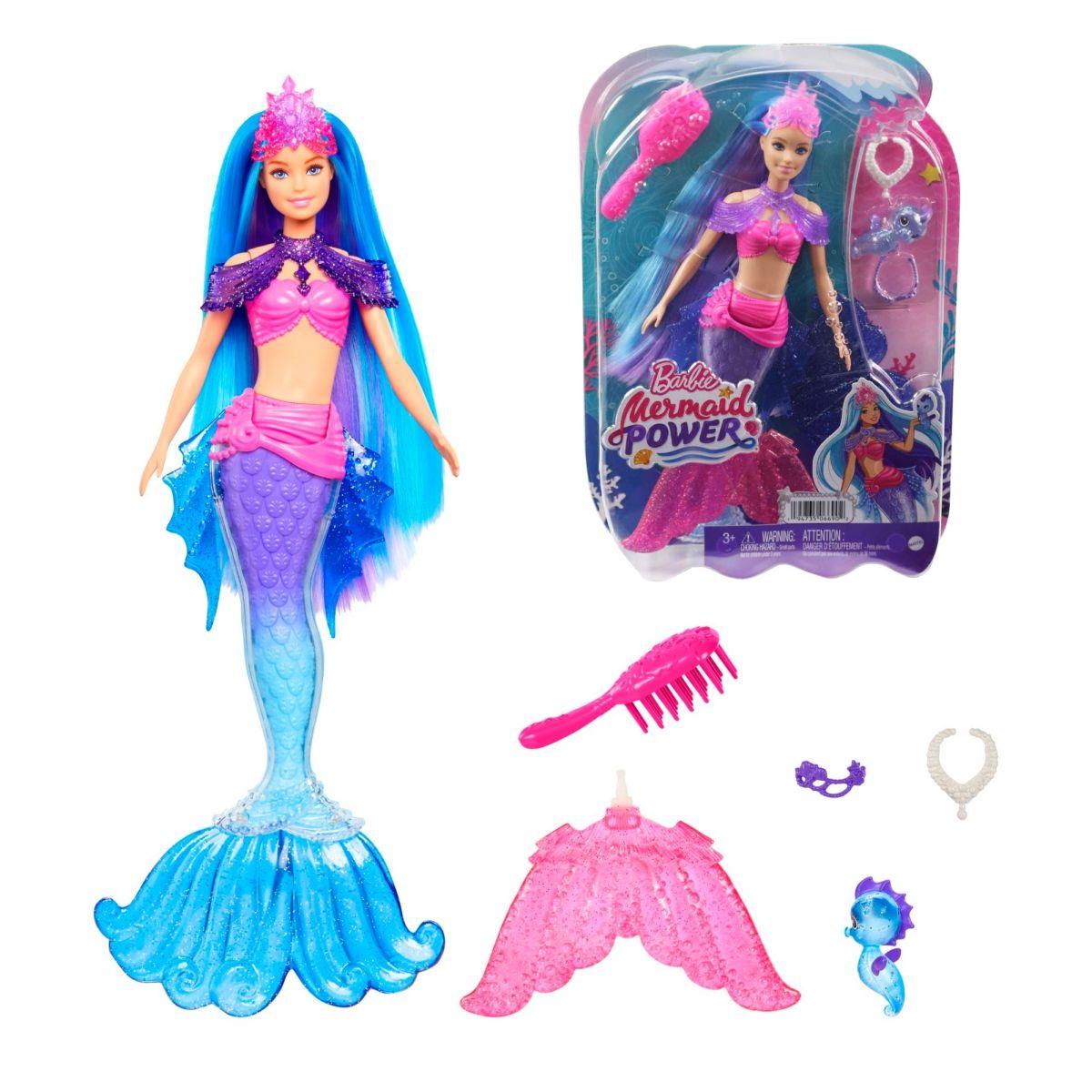 Barbie Muñeca Sirena Malibu-0