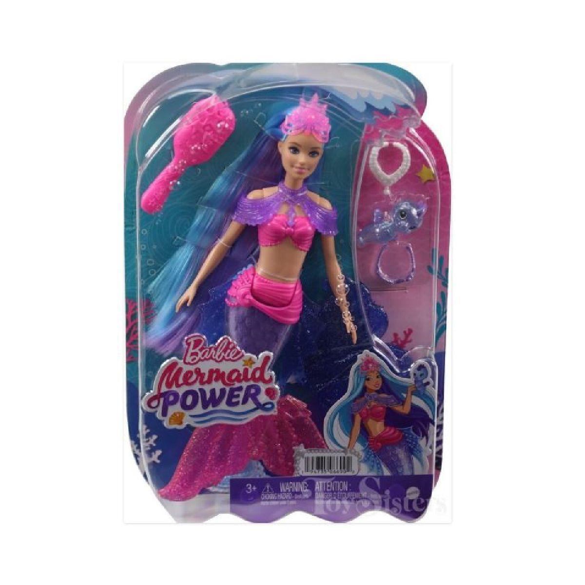 Barbie Muñeca Sirena Malibu-7