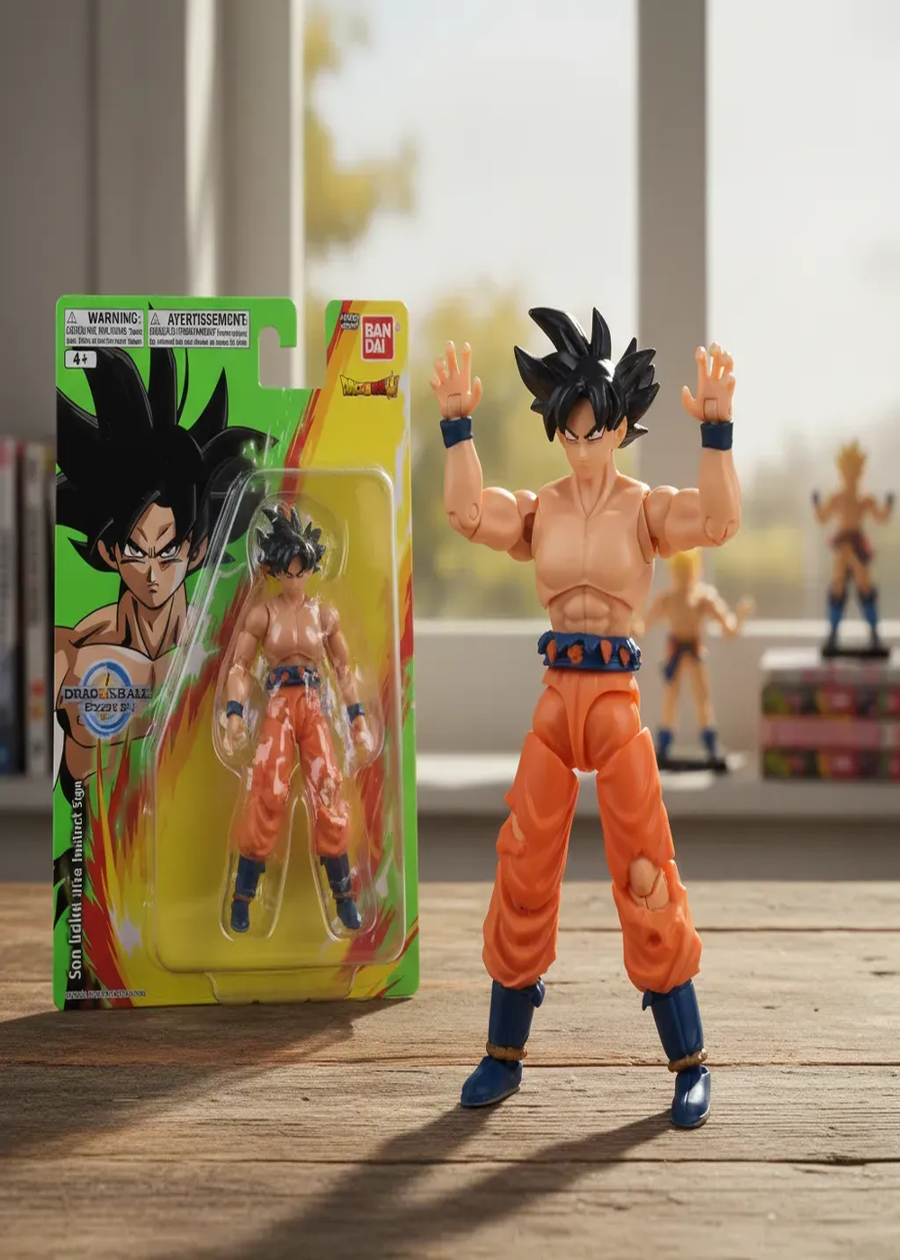 Figura 13 Cms Articulada Dragon Ball De Bandai - Goku-2