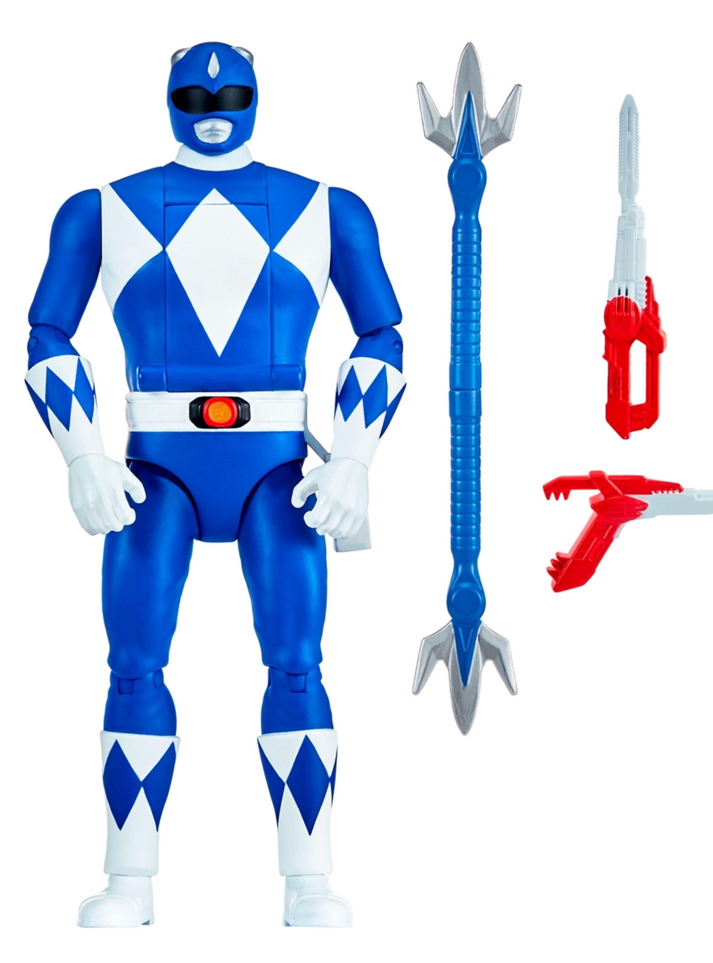 Power Rangers Figura Gira Cabeza - Blue Ranger-2