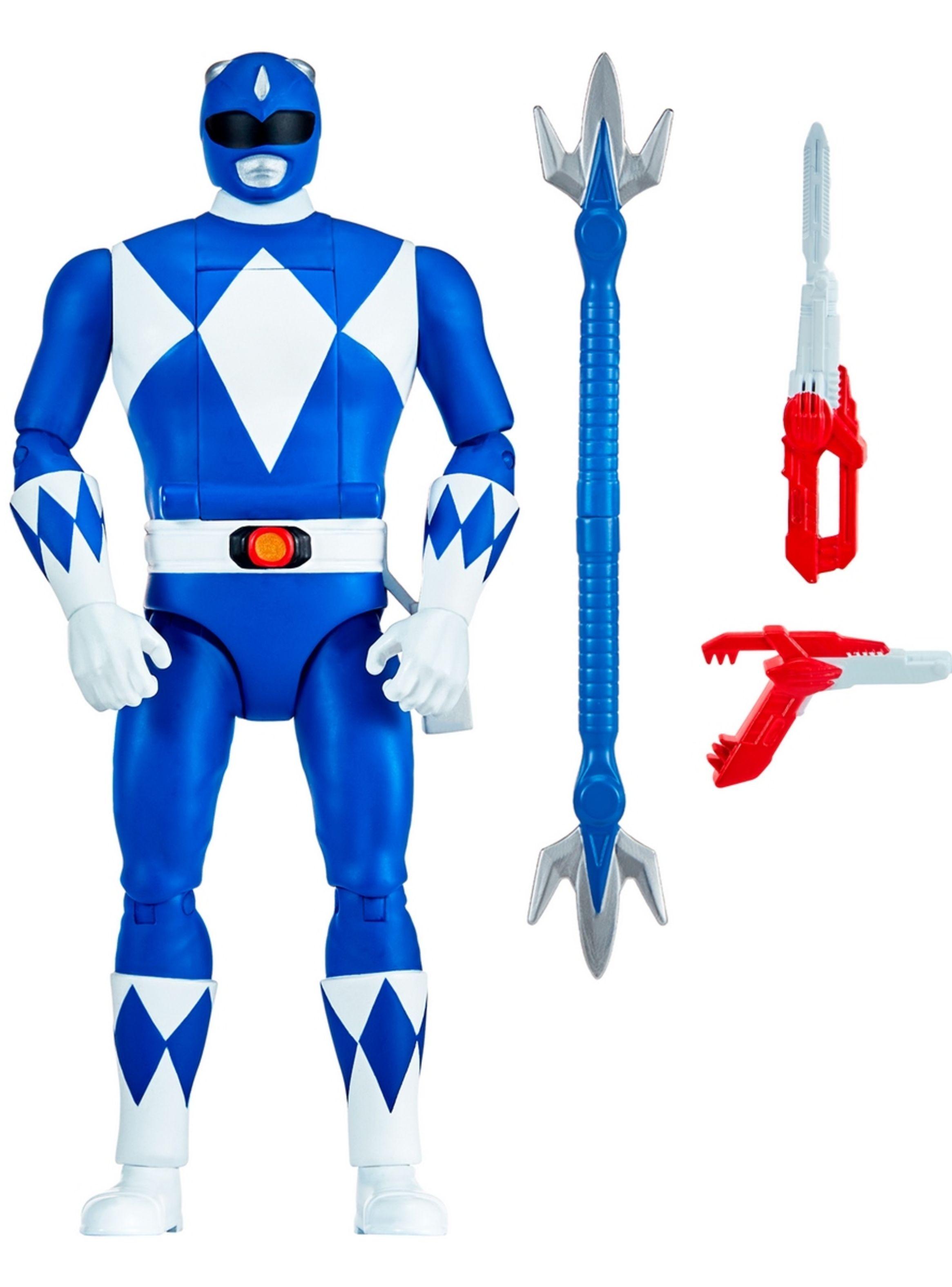 Power Rangers Figura Gira Cabeza - Blue Ranger-3