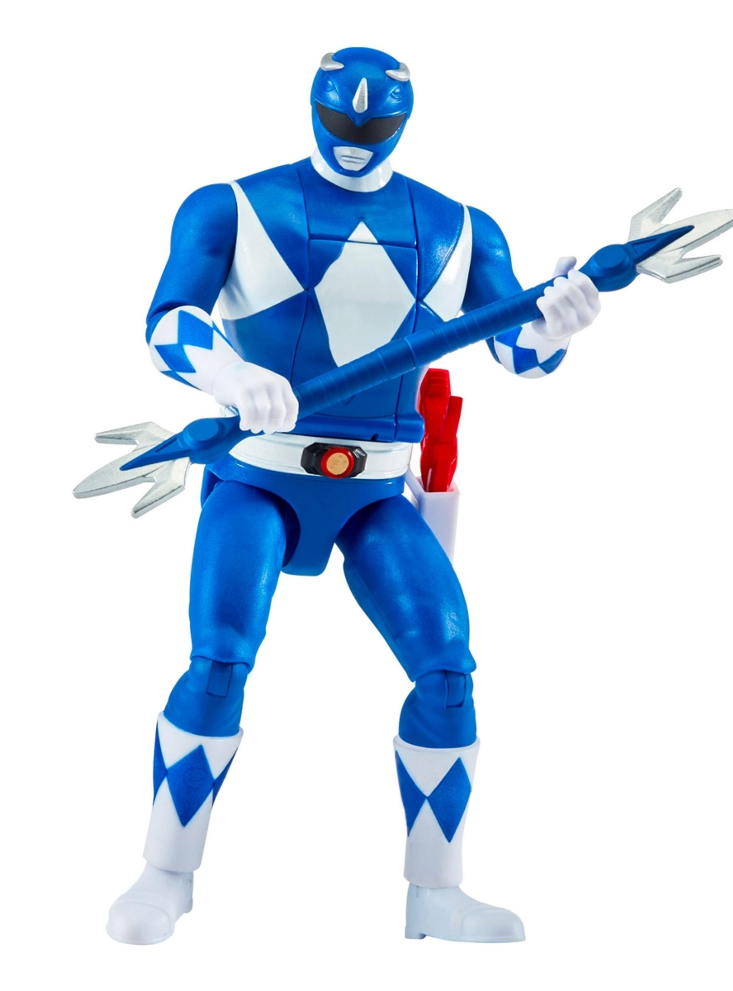Power Rangers Figura Gira Cabeza - Blue Ranger-6