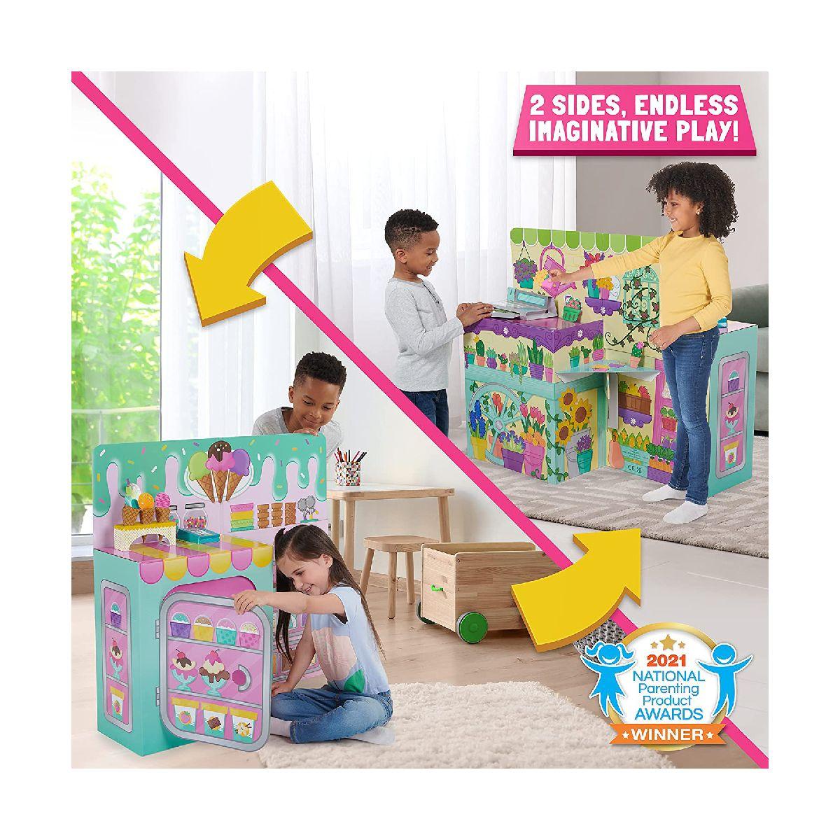 Juego 2 En 1 Mercado Y Cafetería Plegable Pop To Play-1