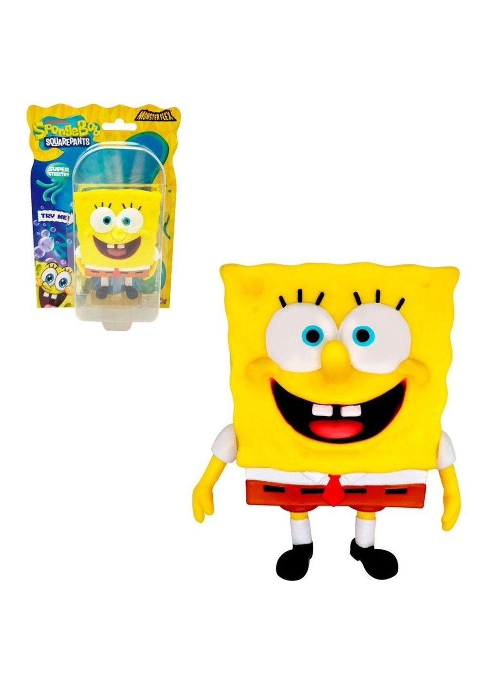 FIGURA STRECH DE GOMA DE 11 A 15 CMS QUE SE ESTIRA BOB ESPONJA - BOB ESPONJA FELIZ-0