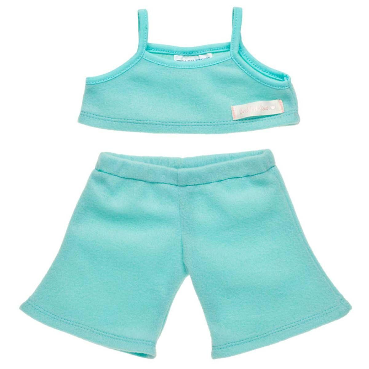 Set Pantalon Top Franela Verde Build-A-Bear-1