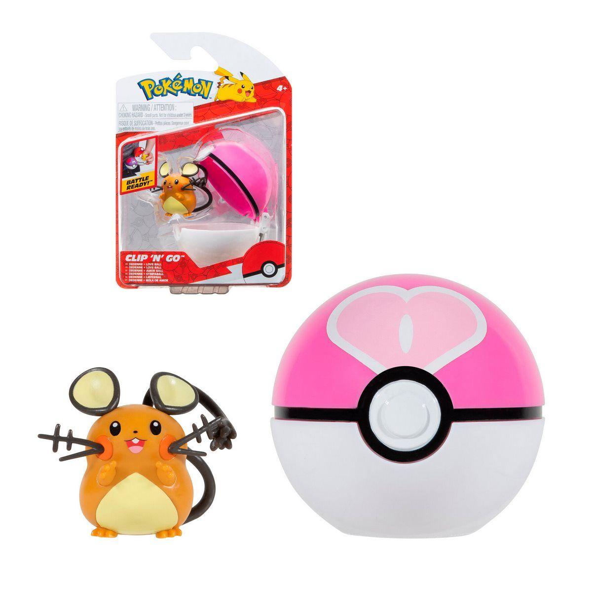 POKEBOLA Y FIGURA POKEMON - DEDENNE-0