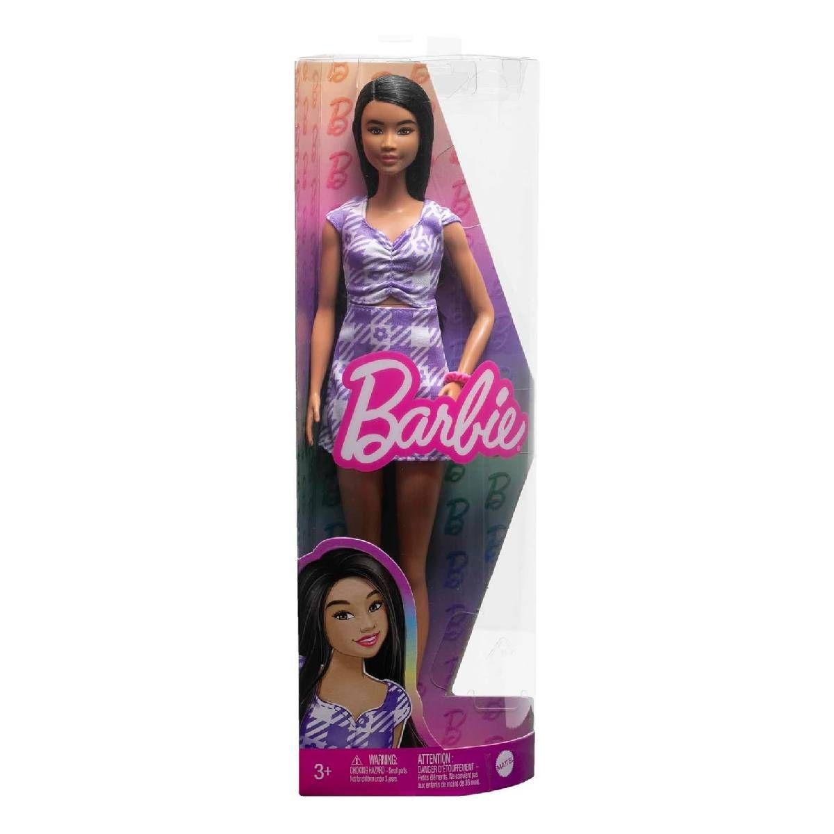 Barbie Fashionistas - Vestido A Cuadros-6