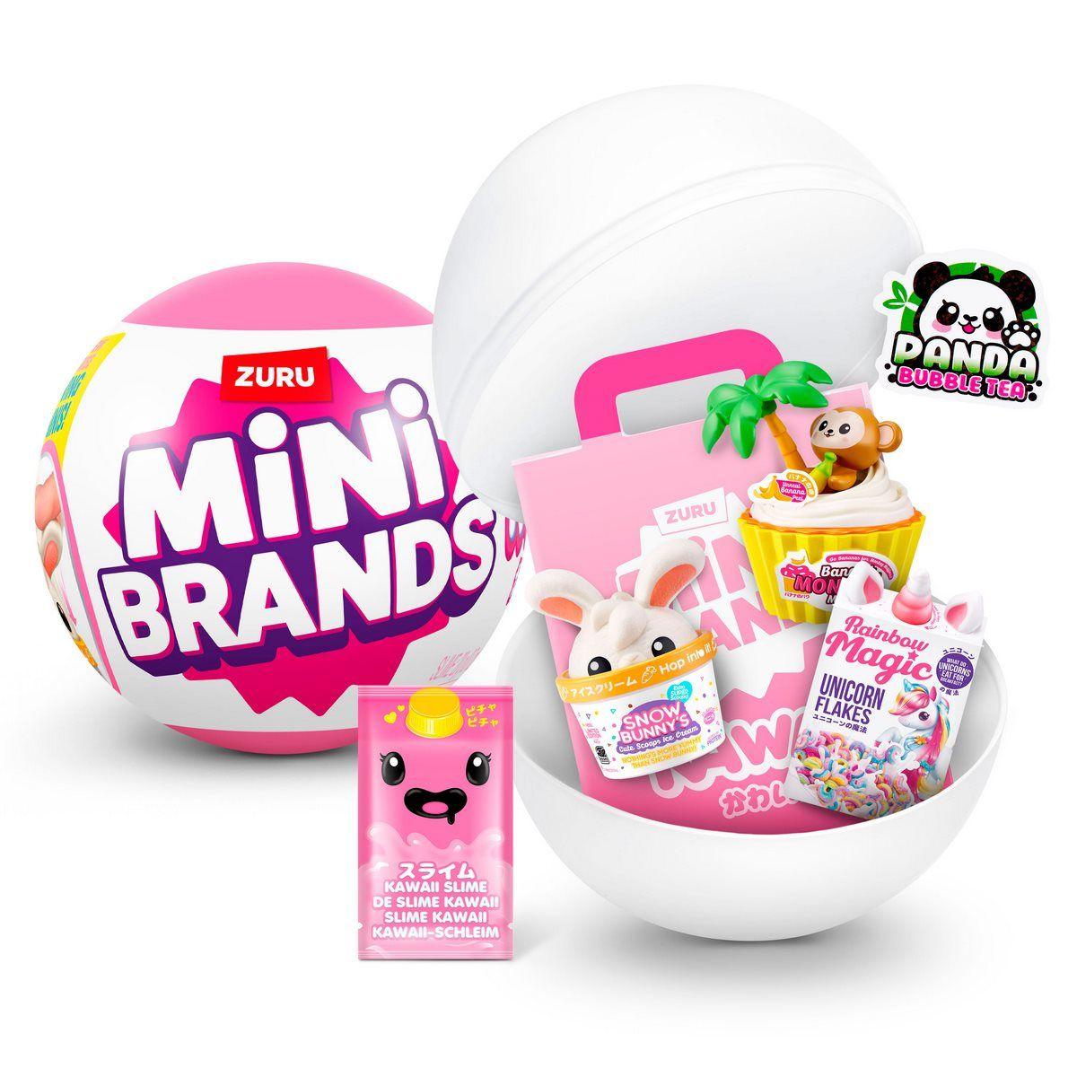 BOLA MINI BRANDS CON 5 SORPRESAS SERIE KAWAII DE ZURU-2
