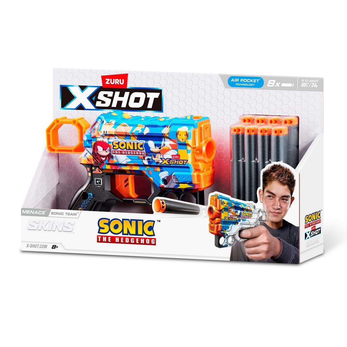 Lanzador de dardos X SHOT Skin Menace colección Sonic-2