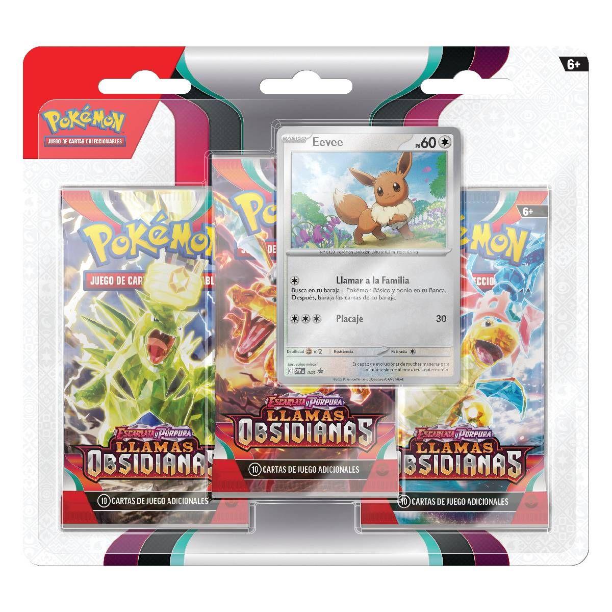 Obsidian Flame 3-Pack Blister Español Pokemon-1