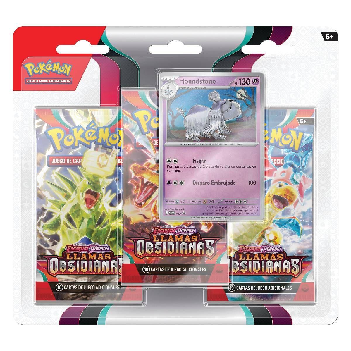 Obsidian Flame 3-Pack Blister Español Pokemon-2