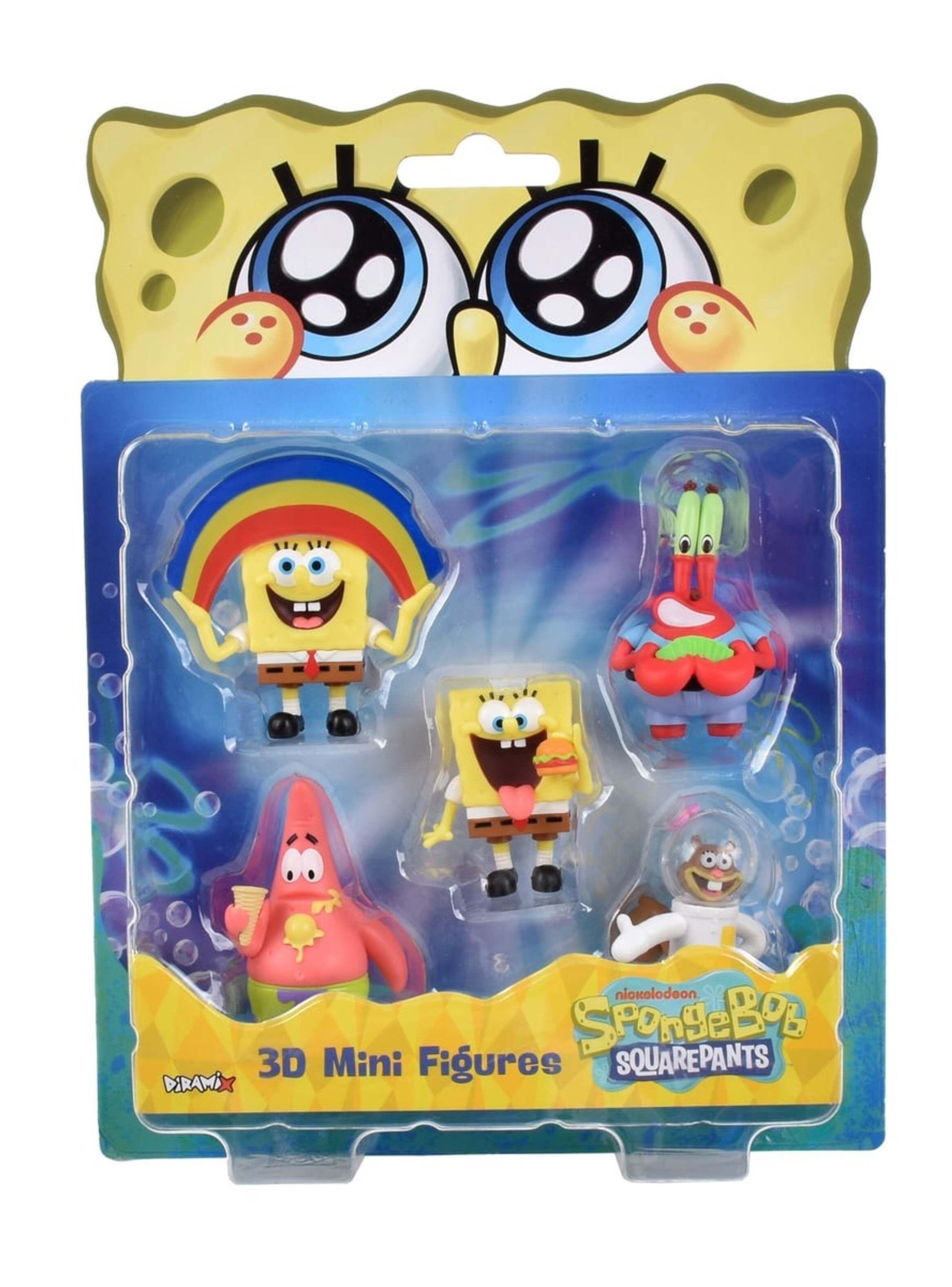 Pack 5 Figuras 5 Cm En Blister Bob Esponja - Arenita-2