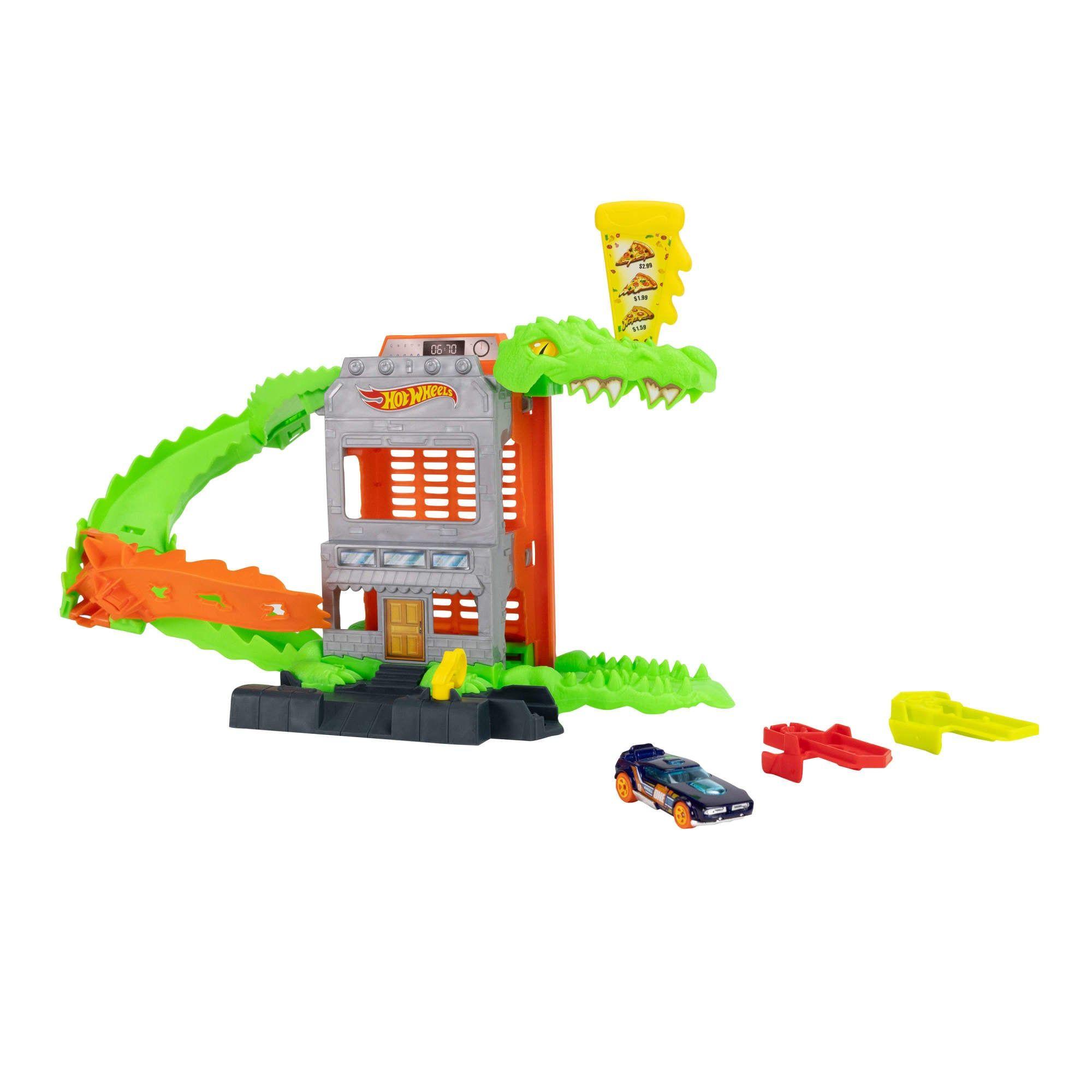 HOT WHEELS PISTAS SORPRESA NÉMESIS - ATAQUE DE COCODRILO-1