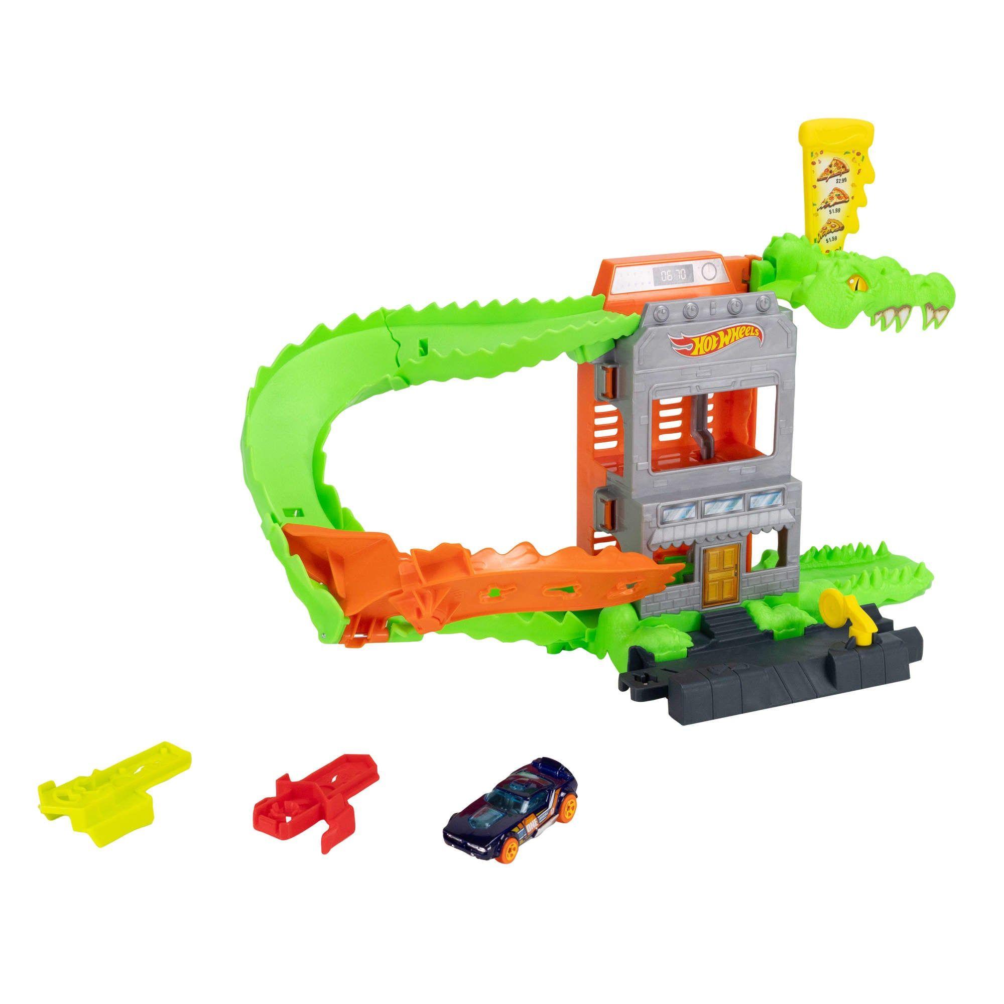 HOT WHEELS PISTAS SORPRESA NÉMESIS - ATAQUE DE COCODRILO-2