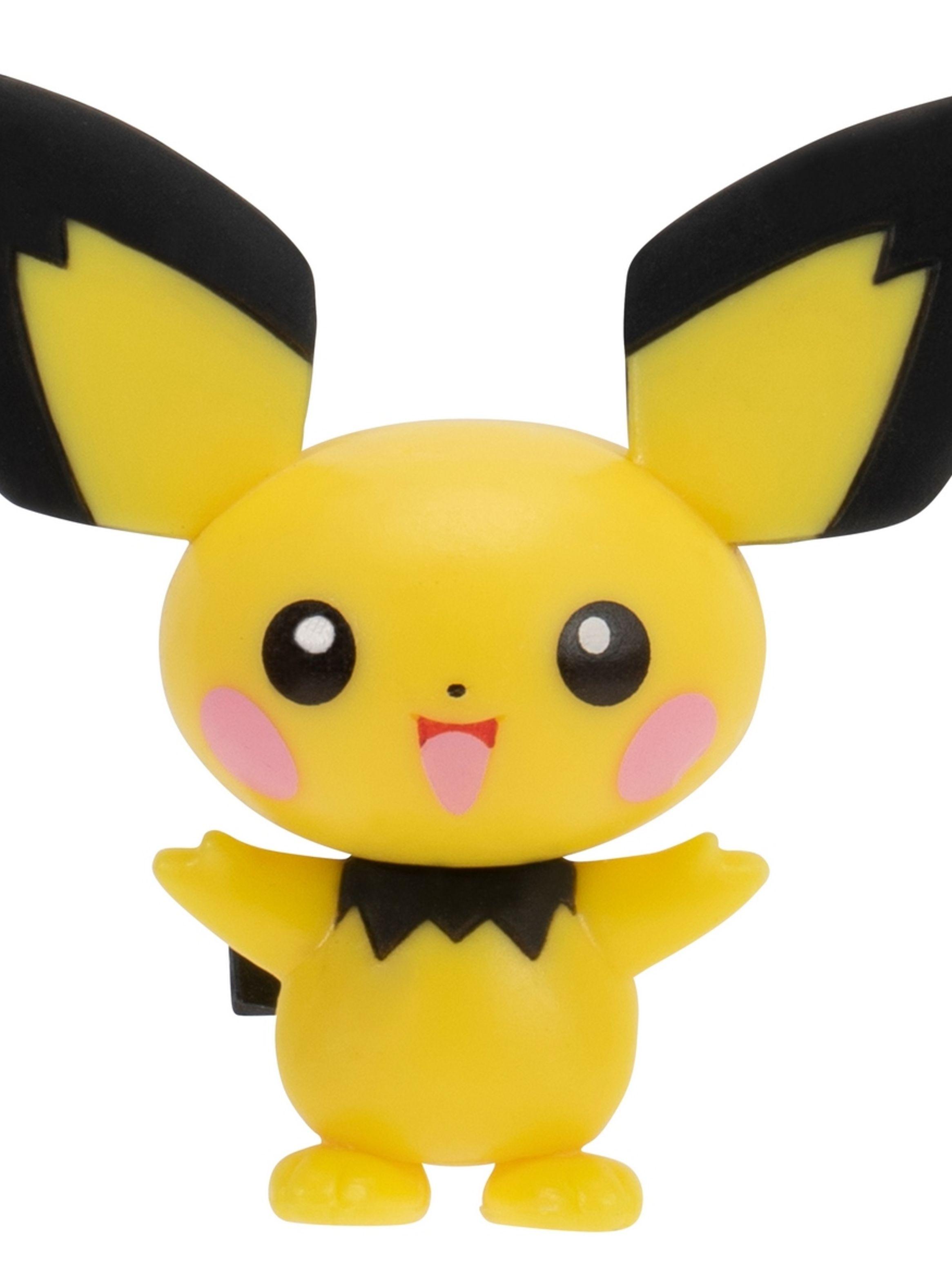 POKEMON PACK 3 FIGURAS - PICHU+WEAVILE+MACHOP-3