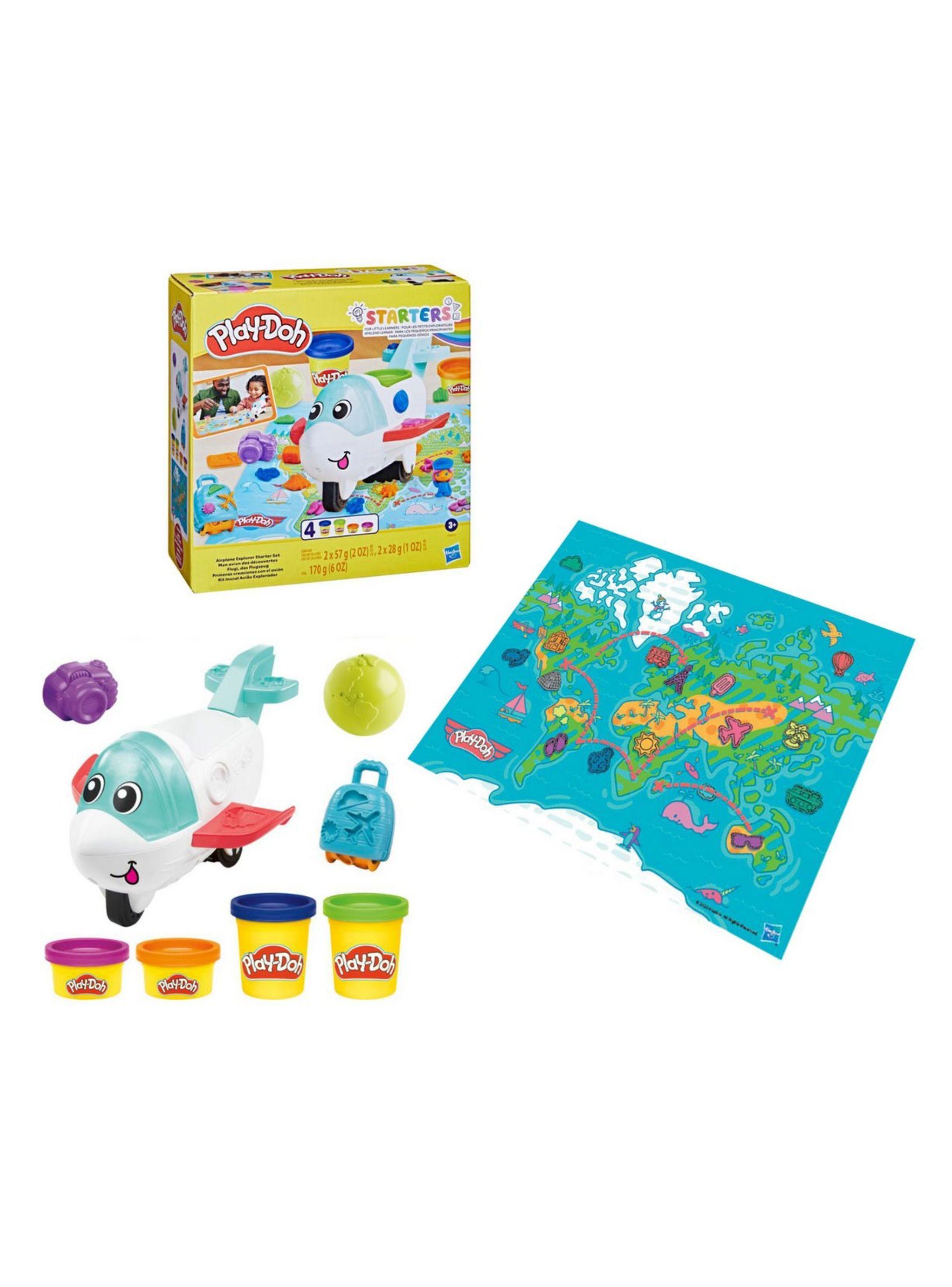 Masas didácticas Play Doh set avión y herramientas-2