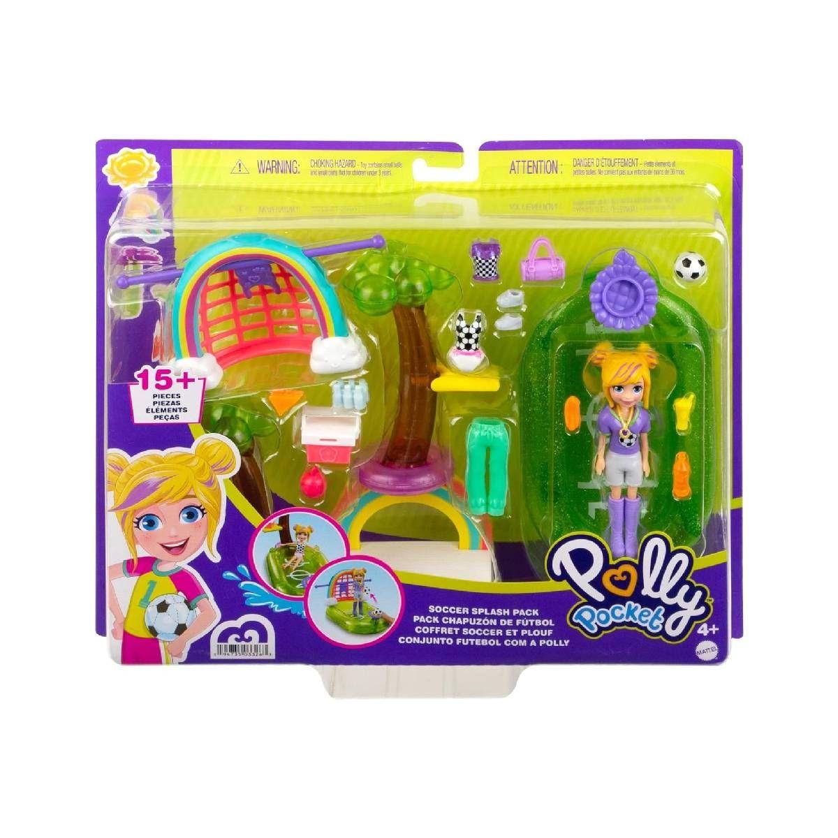 Polly Pocket Surtido De Deportes - Chapuzon De Futbol-6