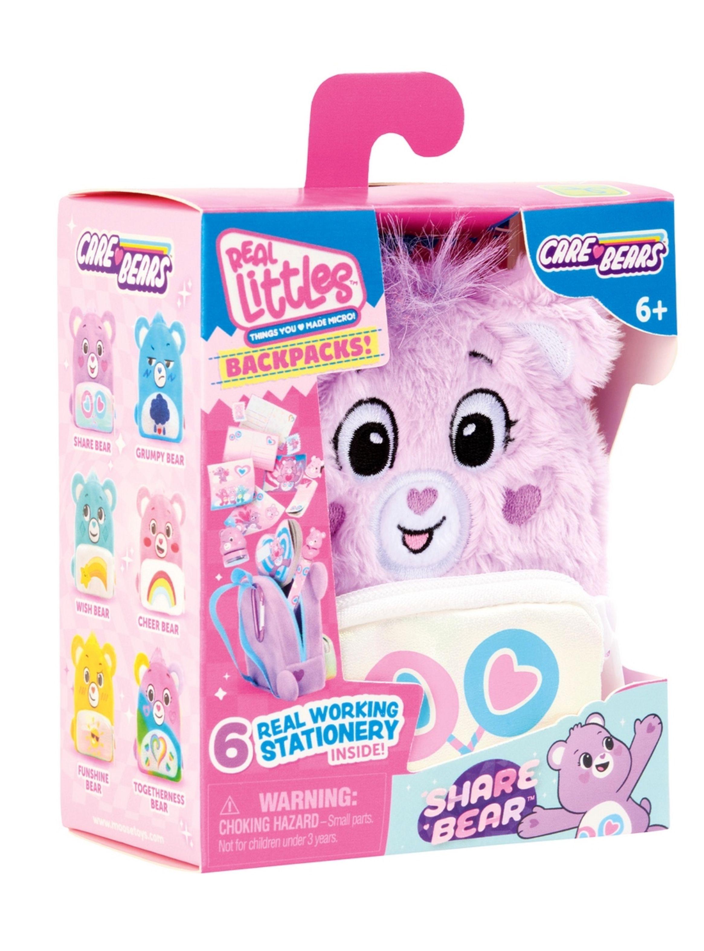 Mini Mochila Cariñositos Con Acc Real Littles - Share Bear-1