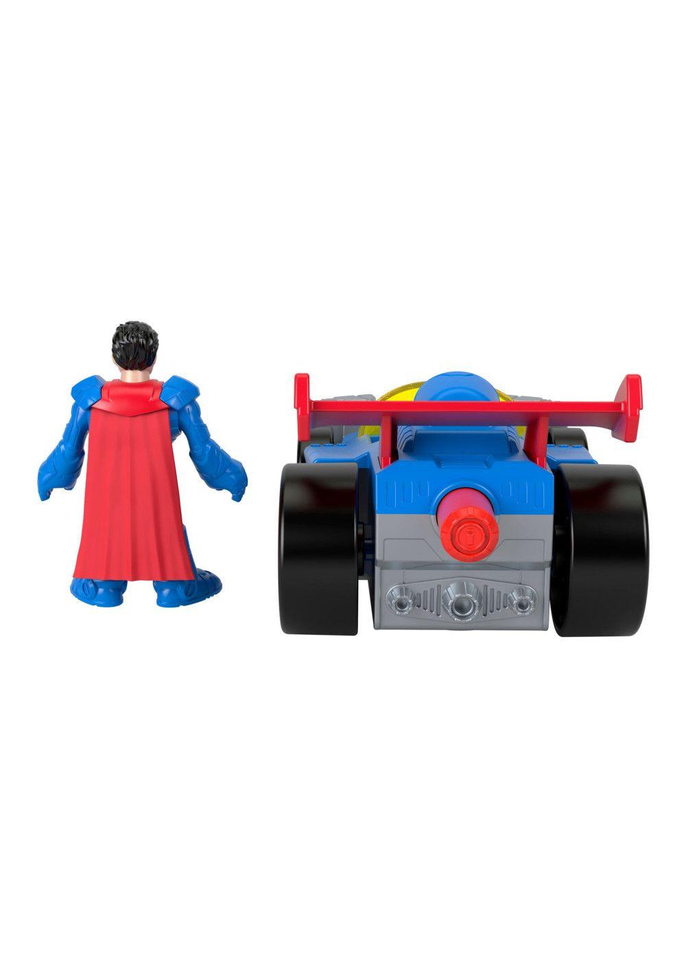 Imaginext Dc Super Friends Superman Vehículo Lanzador-3
