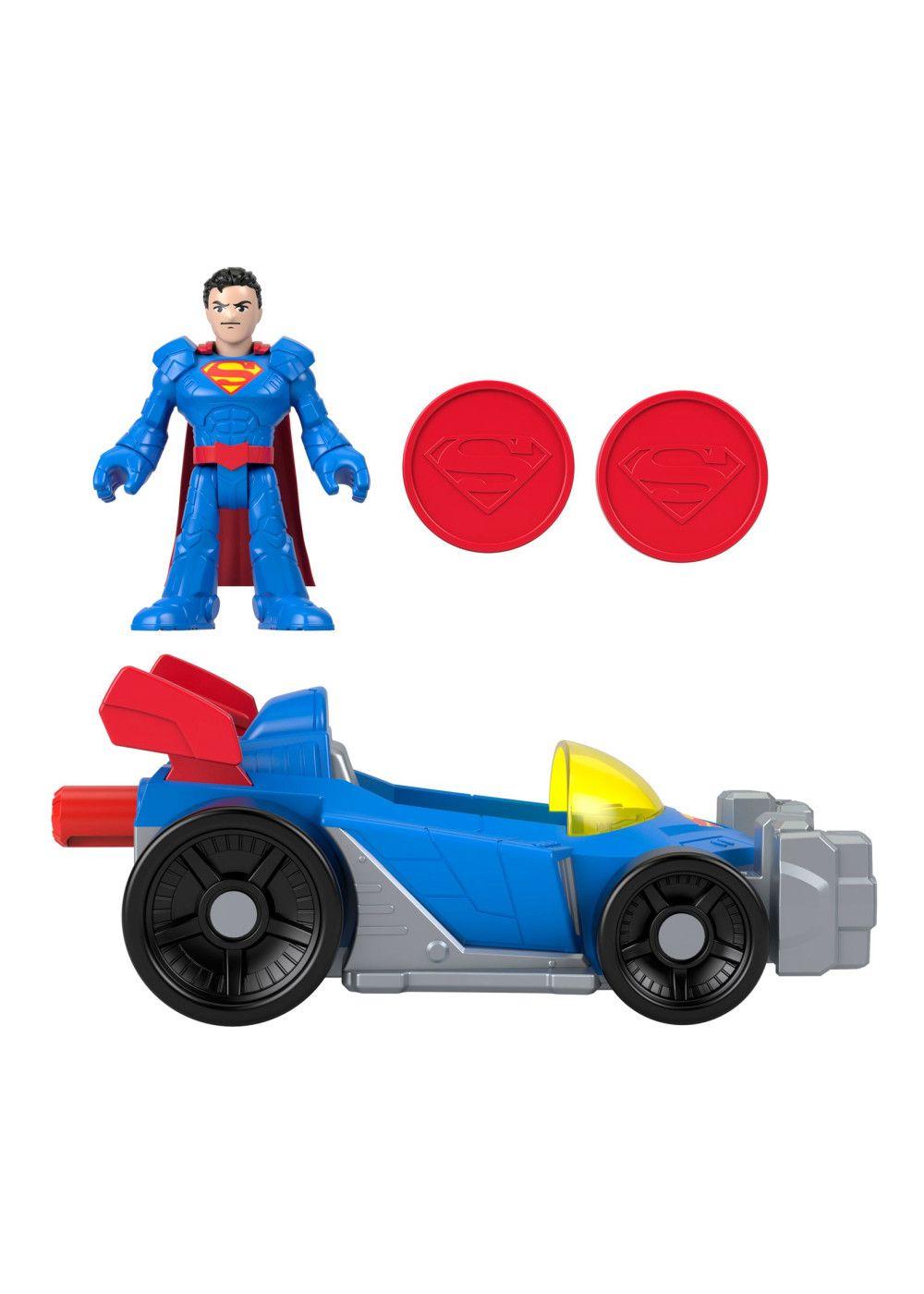 Imaginext Dc Super Friends Superman Vehículo Lanzador-6
