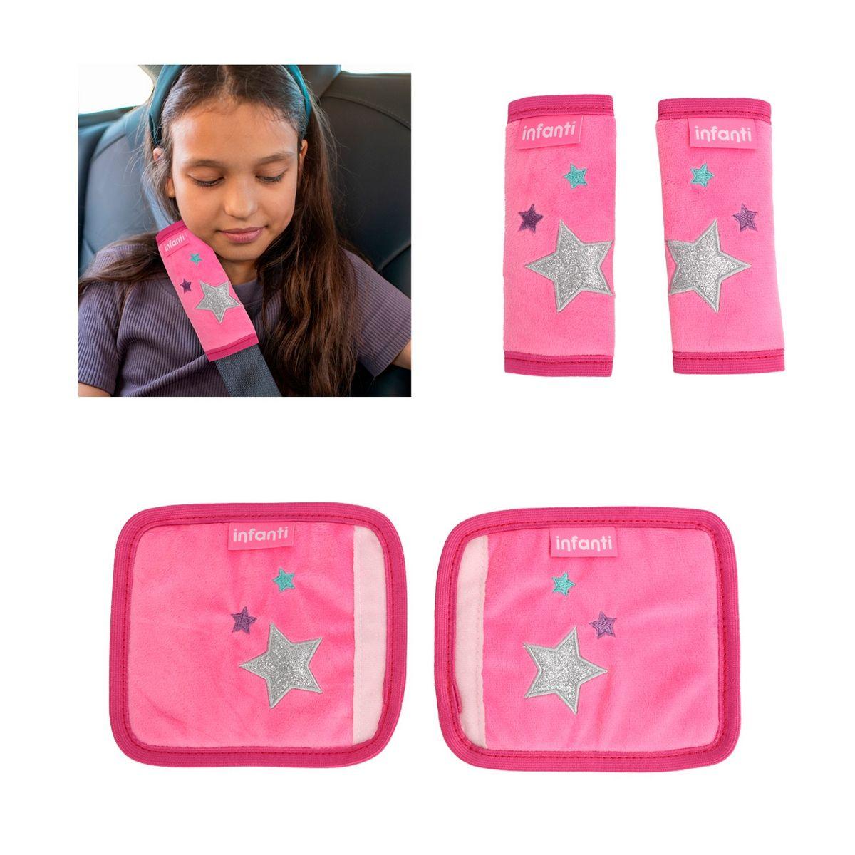 Protector De Cinturon Rosa Infanti-0