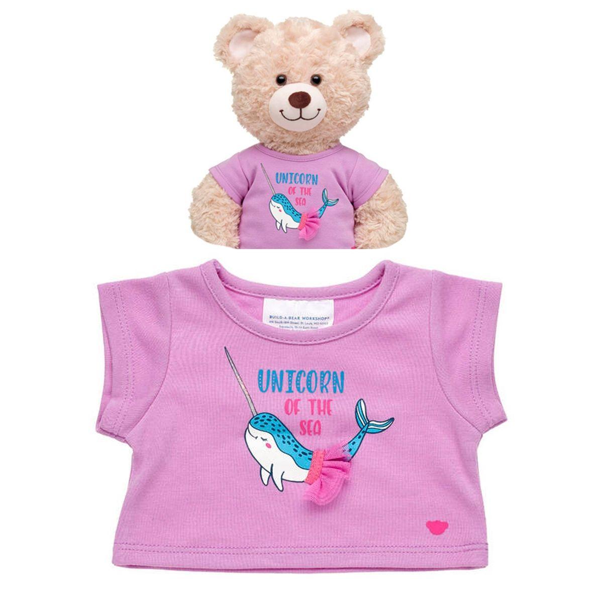 Polera Rosada Unicornio Marino Build-A-Bear-1