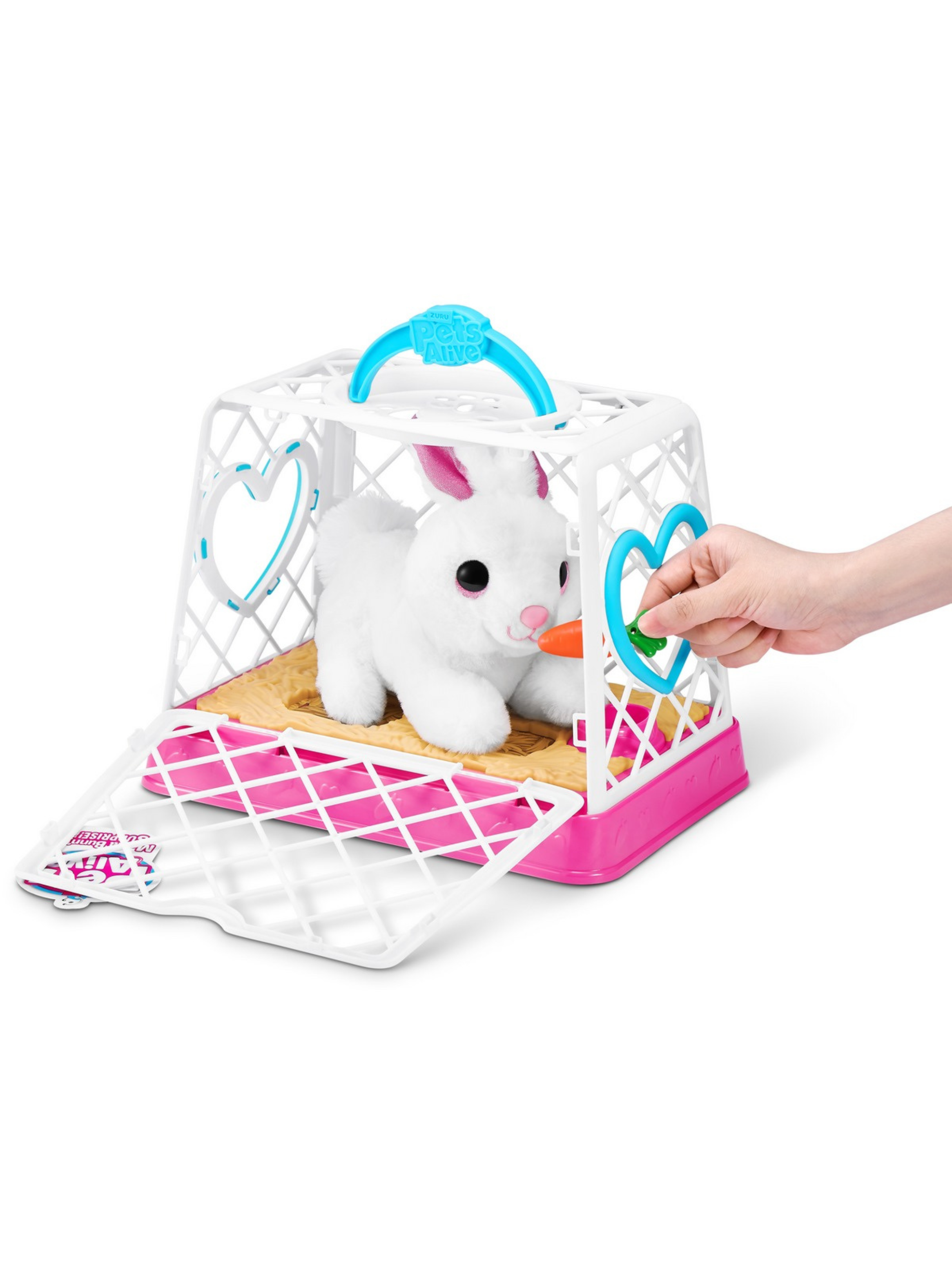 Peluche Mama y Bebé Conejo Sorpresa Pets Alive para bebé-2