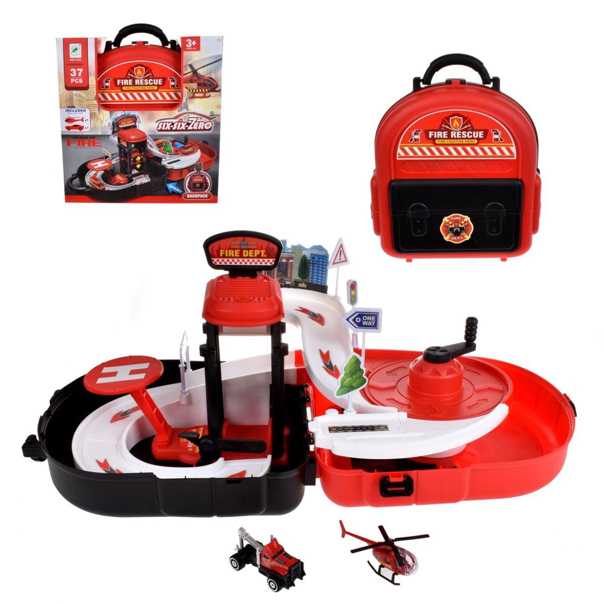 Playset Bombero Transformable En Maleta-2