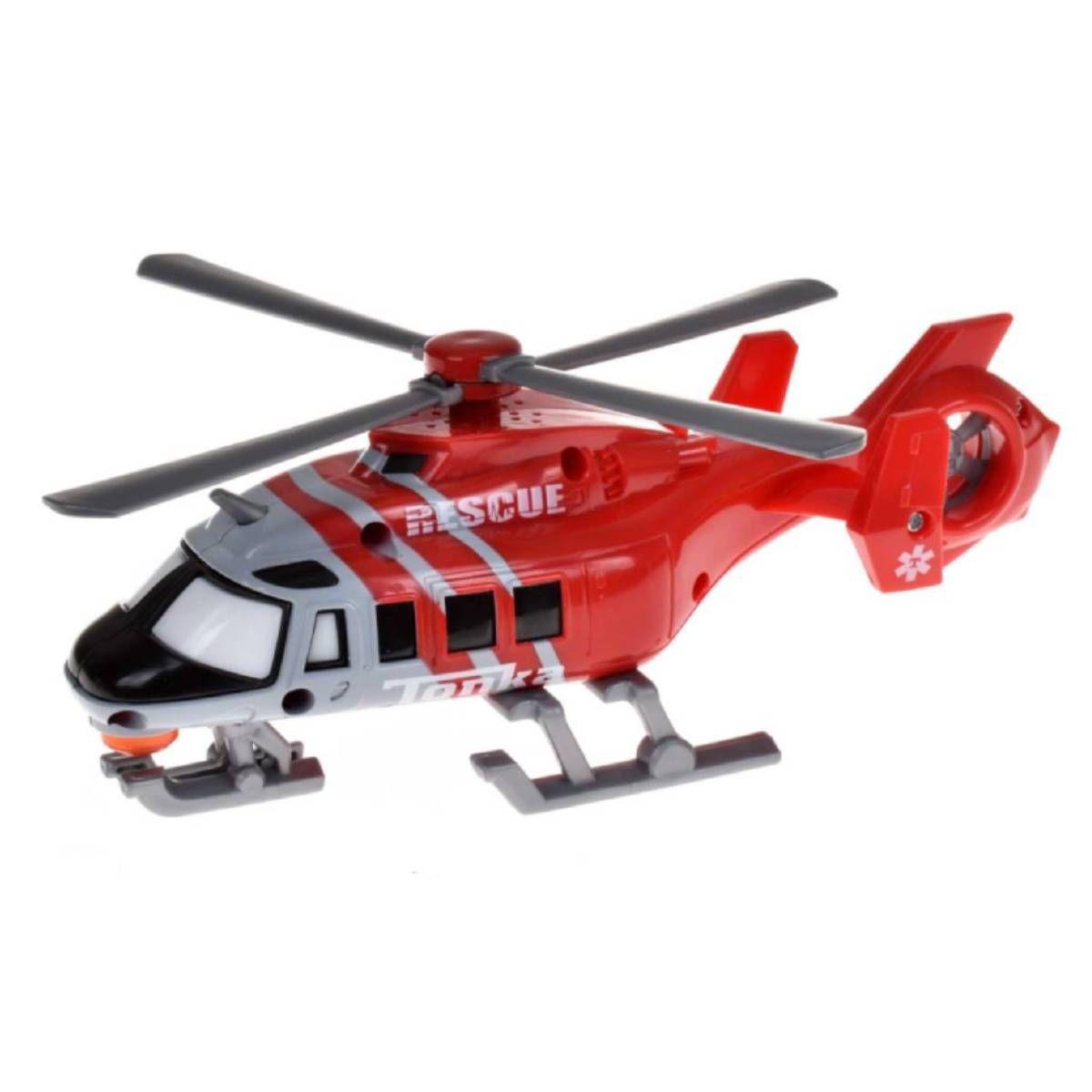 Helicoptero De Rescate Tonka 18 Cms Con Luces Y Sonidos-1