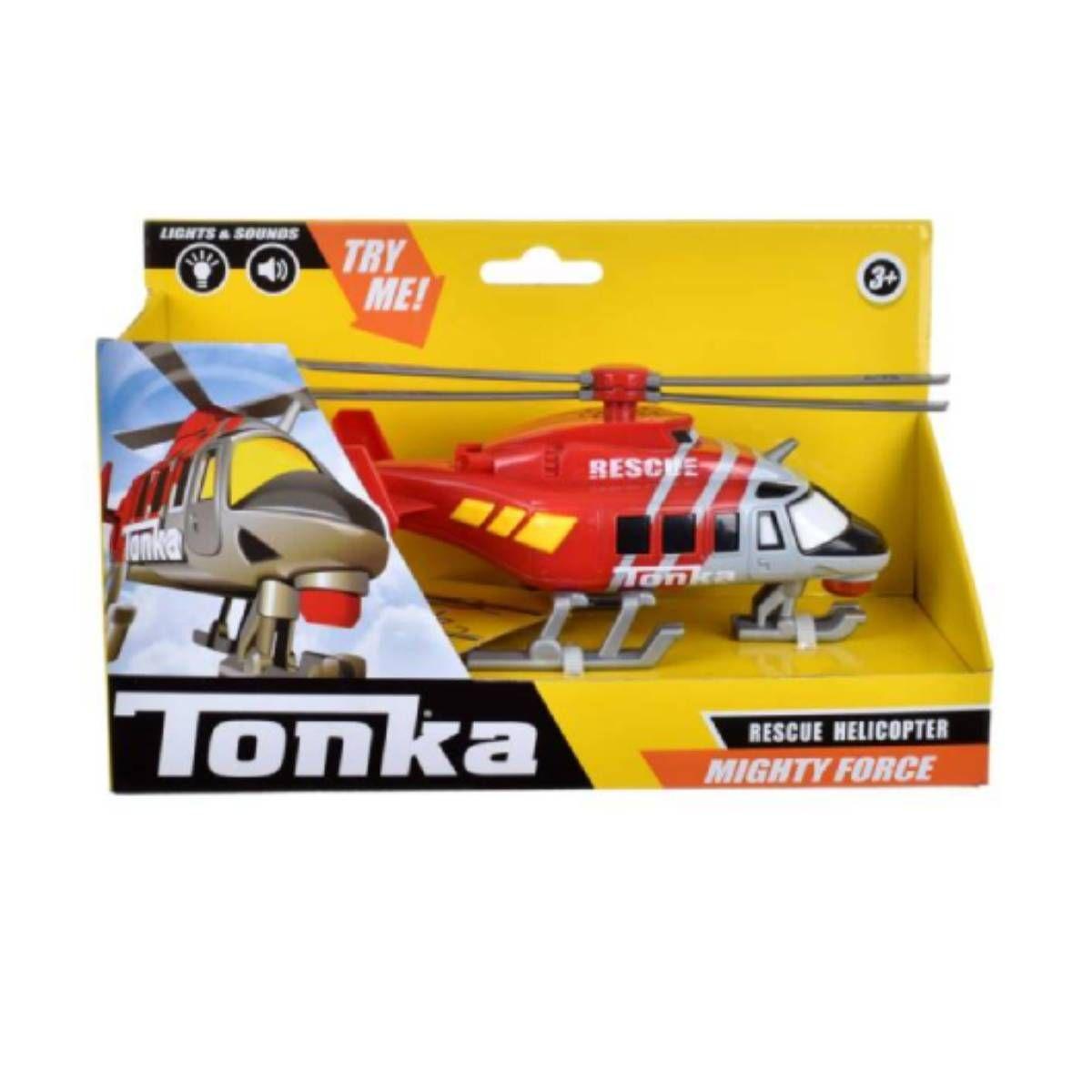 Helicoptero De Rescate Tonka 18 Cms Con Luces Y Sonidos-2
