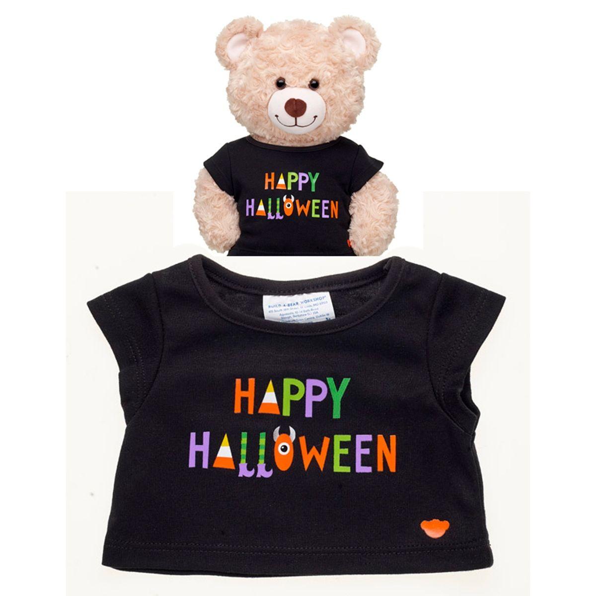 Polera Negra Happy Halloween Build-A-Bear-0