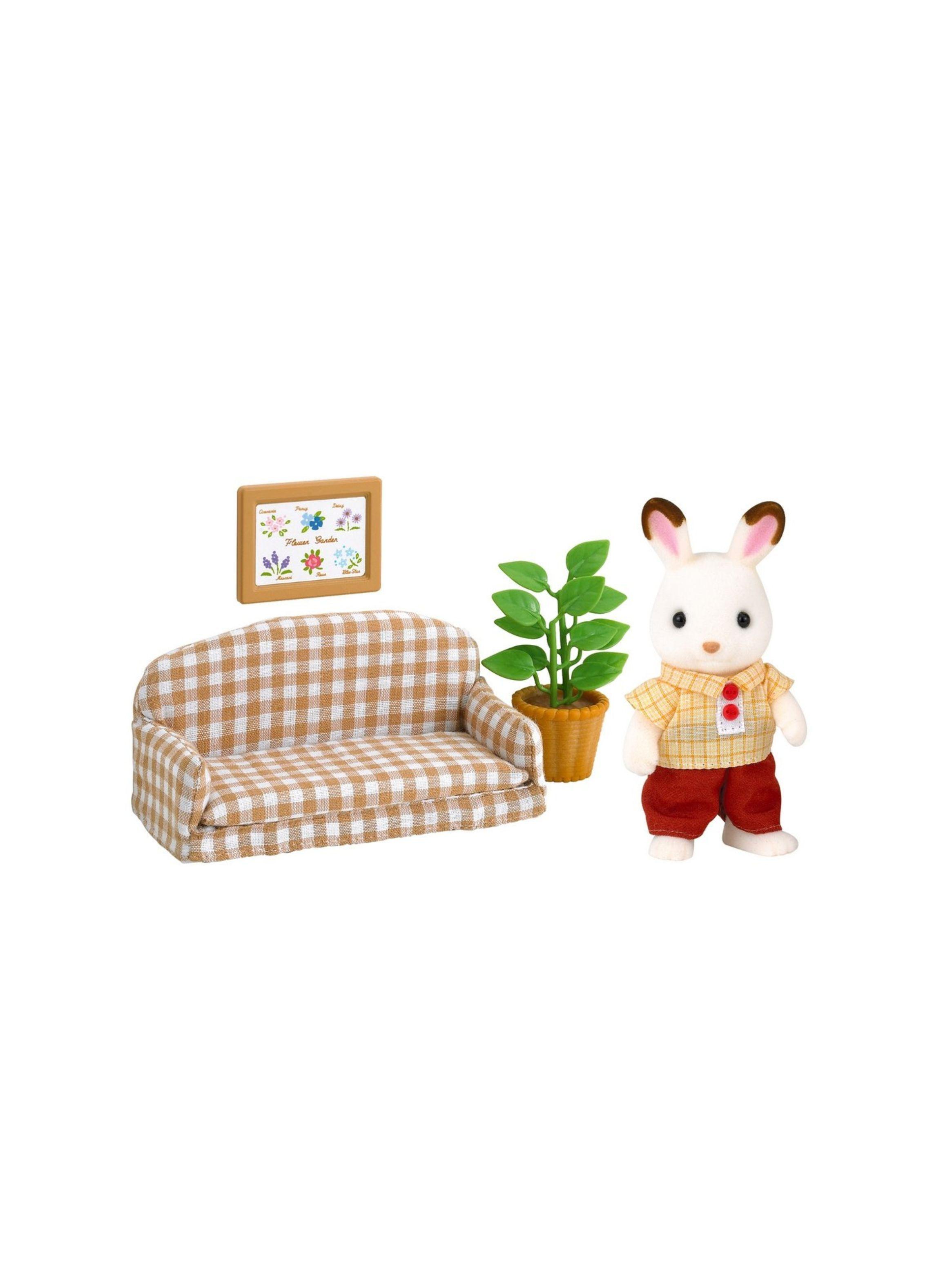 Set De Sofa Frasier Conejo Chocolate - Sylvanian Families-0