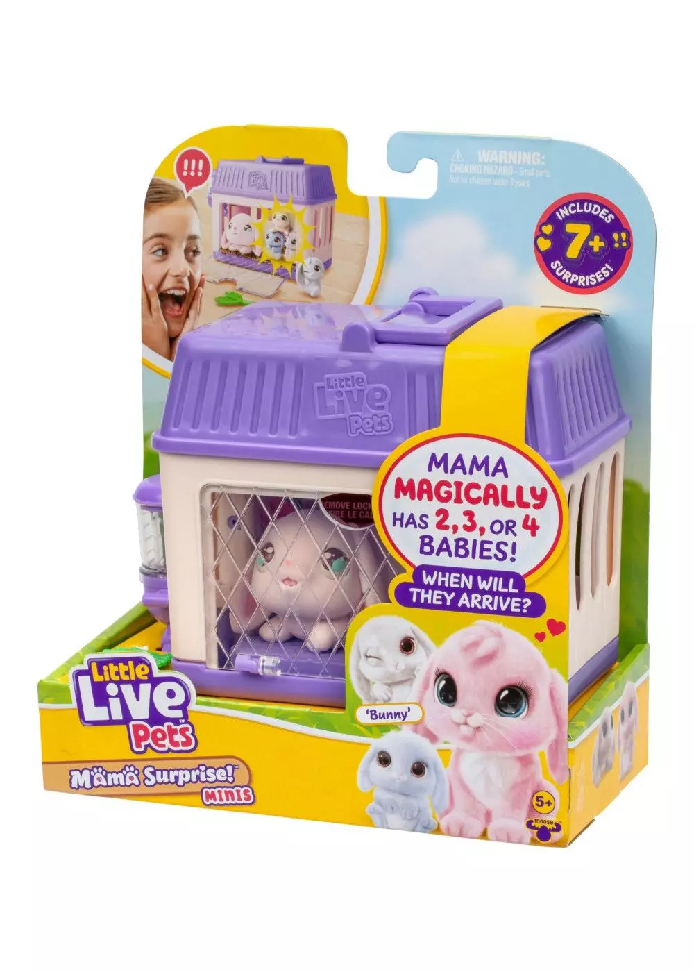 Little Live Pets Mama Surprise S4 Mini Playset - Conejo-3
