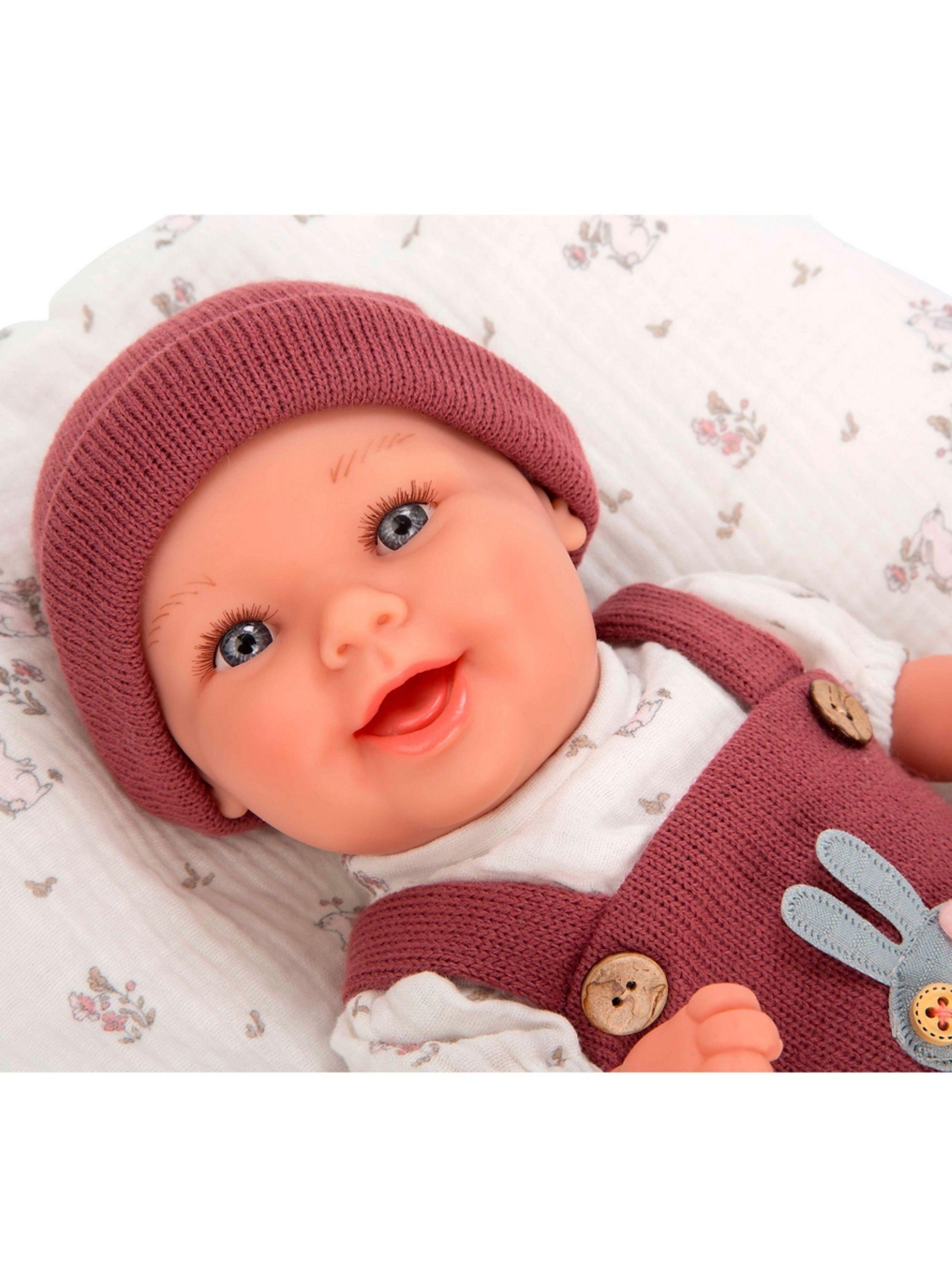 Muñeco De Peso Elegance Gadi Granate Con Cojín 35 Cm Arias-3