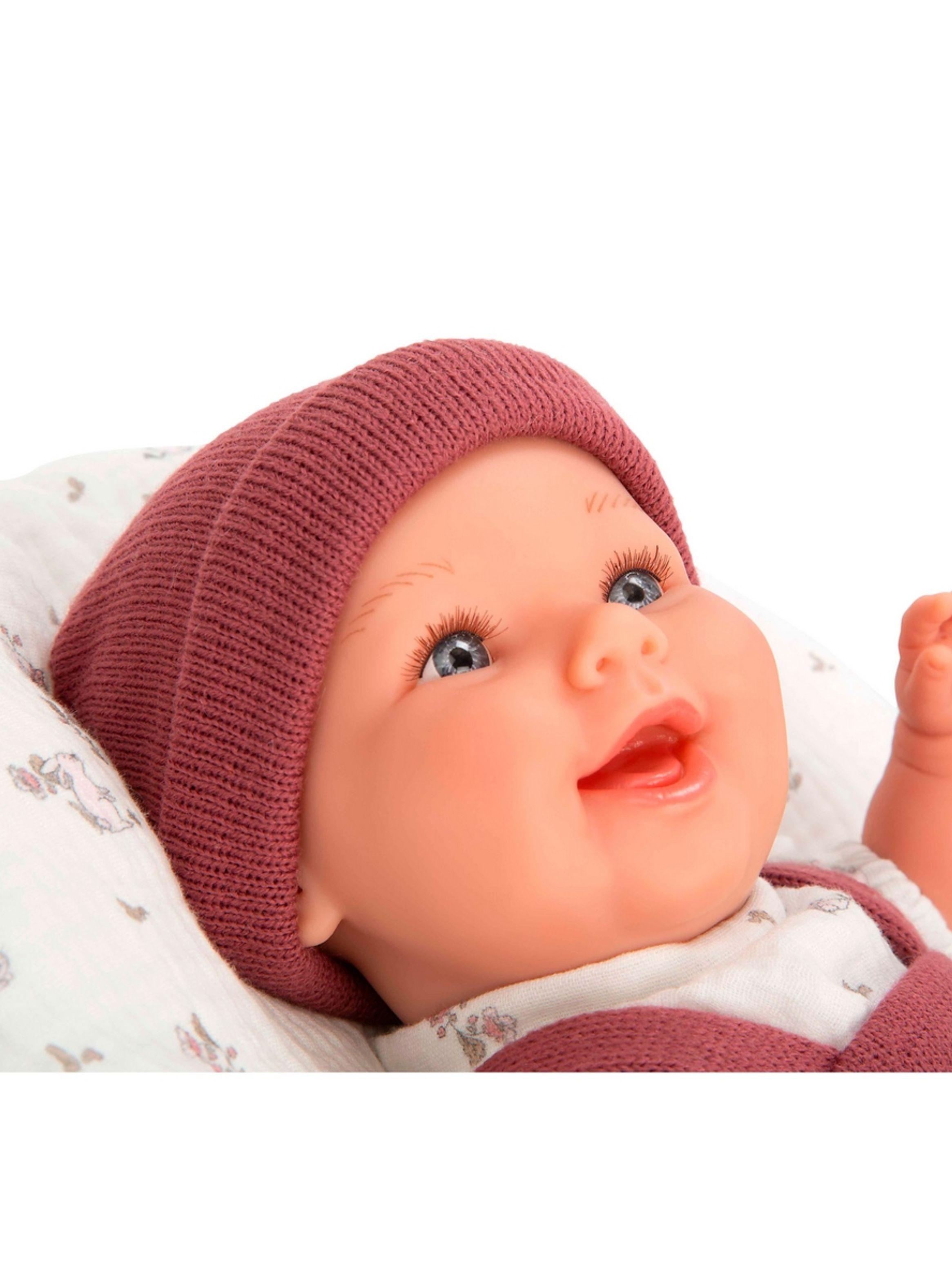 Muñeco De Peso Elegance Gadi Granate Con Cojín 35 Cm Arias-4