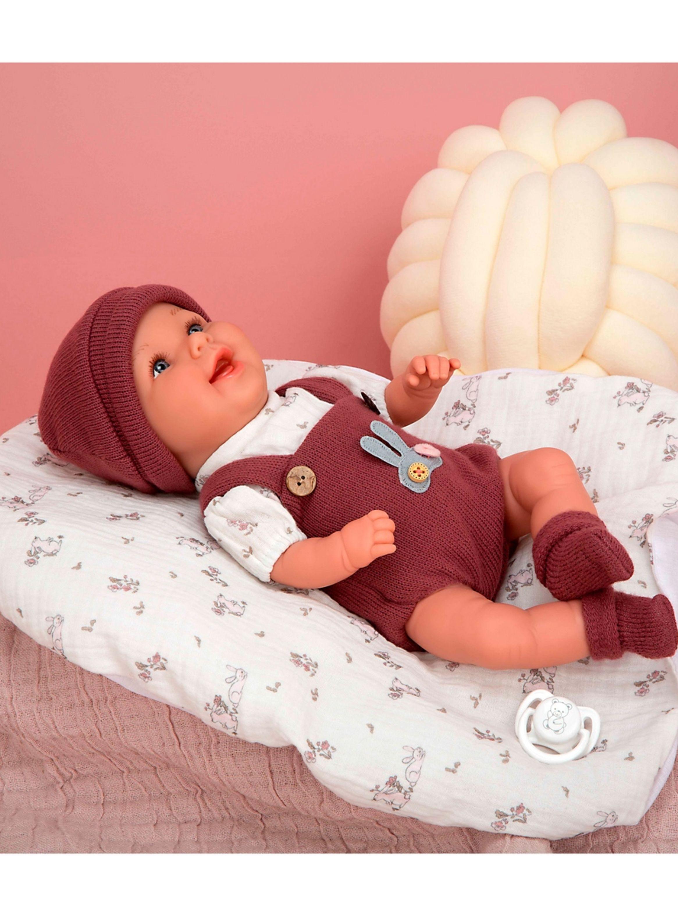 Muñeco De Peso Elegance Gadi Granate Con Cojín 35 Cm Arias-5