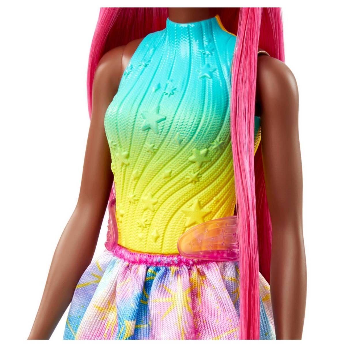 BARBIE FANTASIA MUÑECA CABELLO LARGO DE ENSUEÑO - UNICORNIO-3