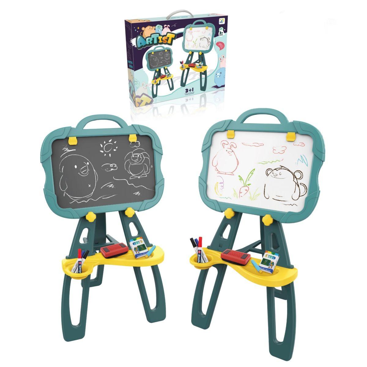 Pizarra 2 En 1 Con Atril Y Accesorios-0