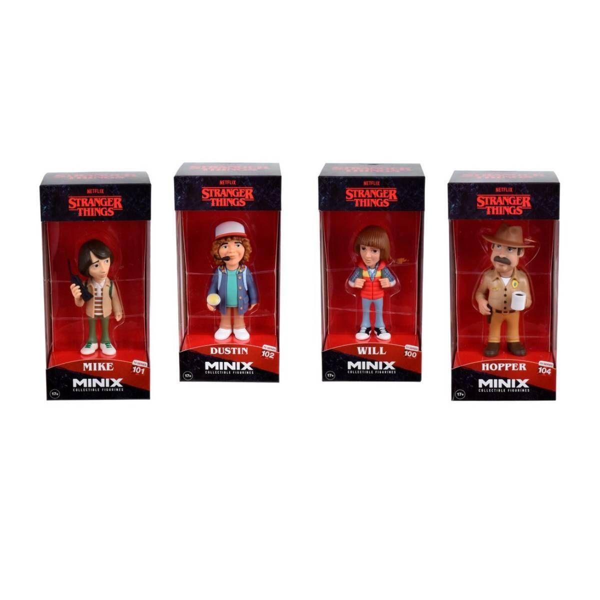 Pack 4 Figuras Minix Stranger Things-2