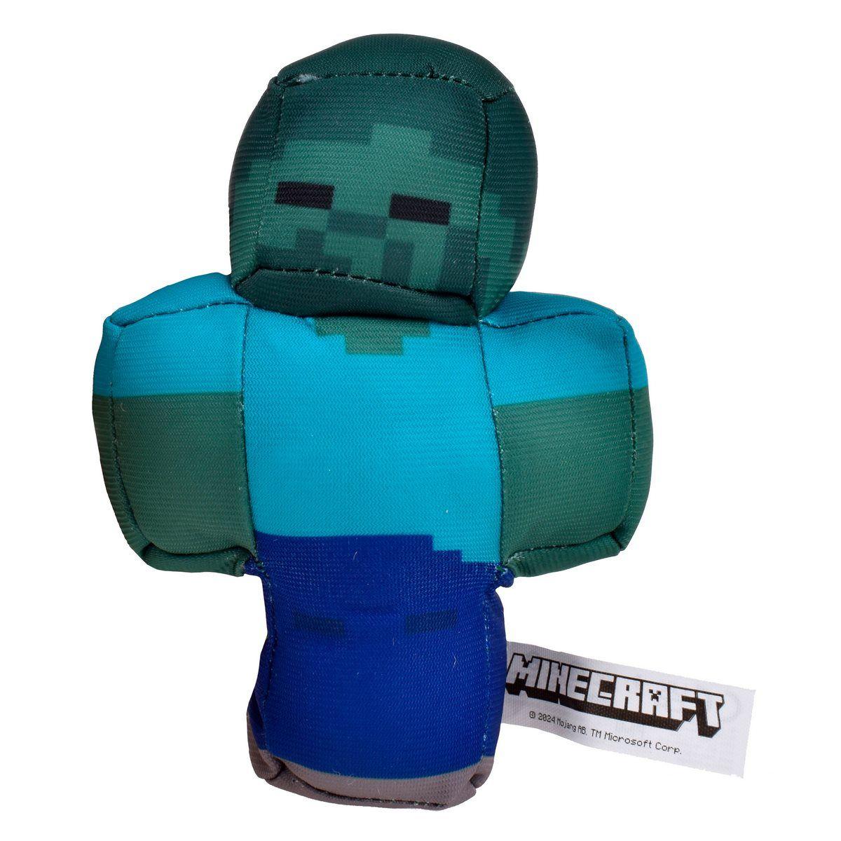 PELUCHE CON CLIP MINECRAFT - ZOMBIE-6