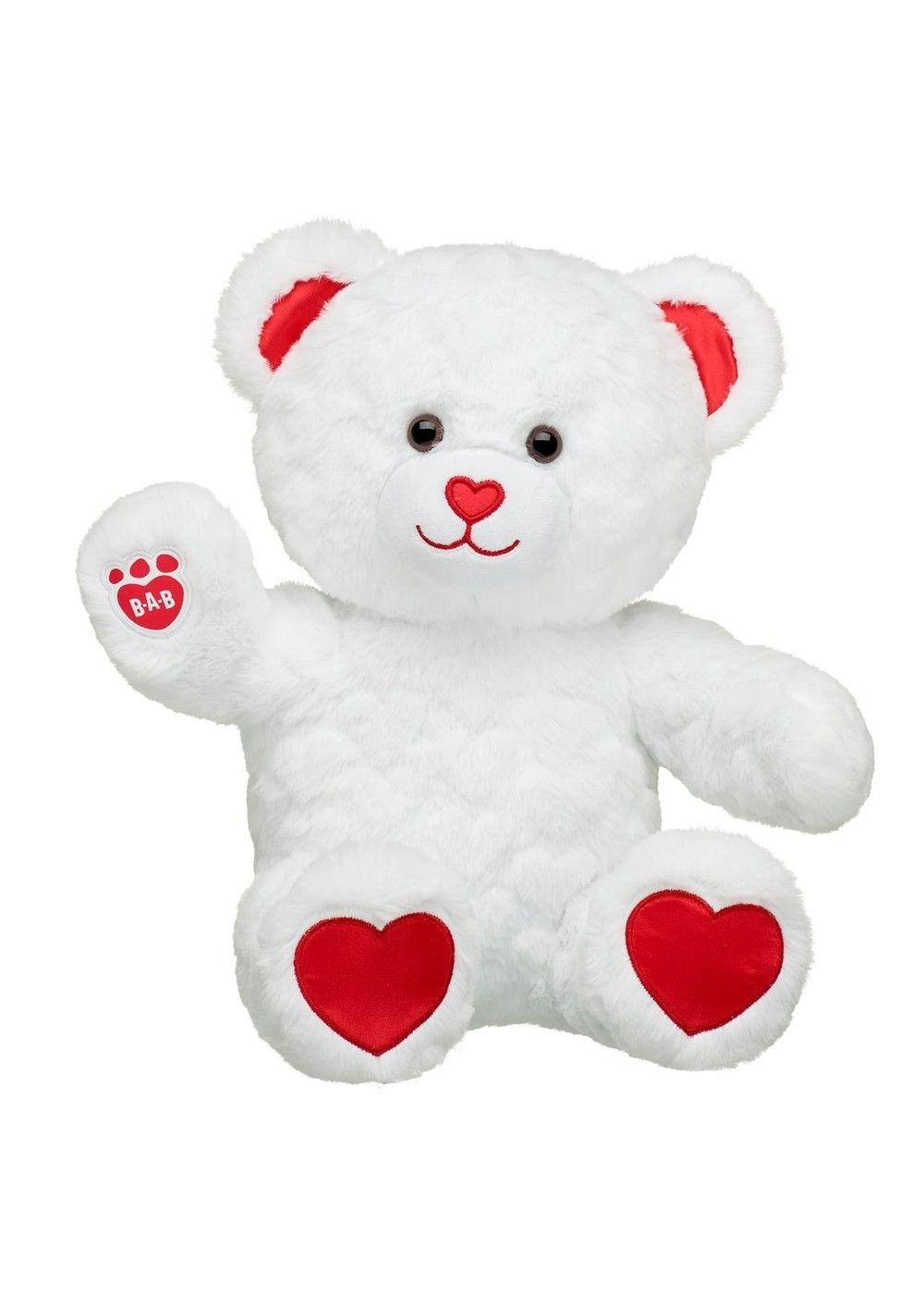 Peluche Oso Blanco Corazón Build-A-Bear-4
