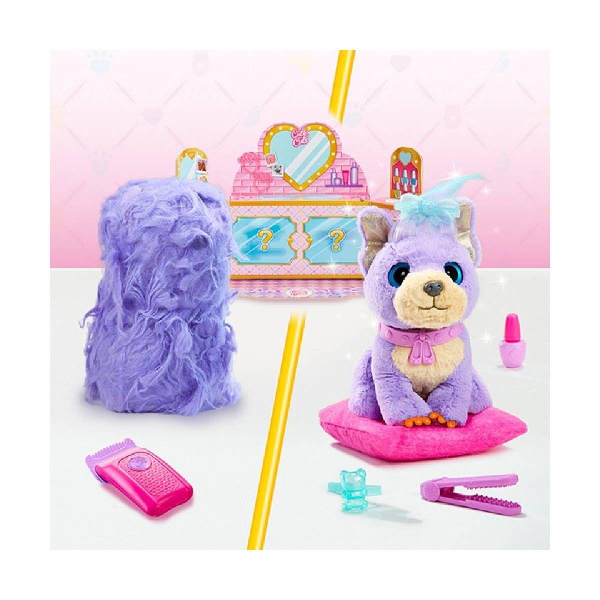 Peluche Rescatame Scruff A Luvs Cutie Cuts Shafe - Morado-2