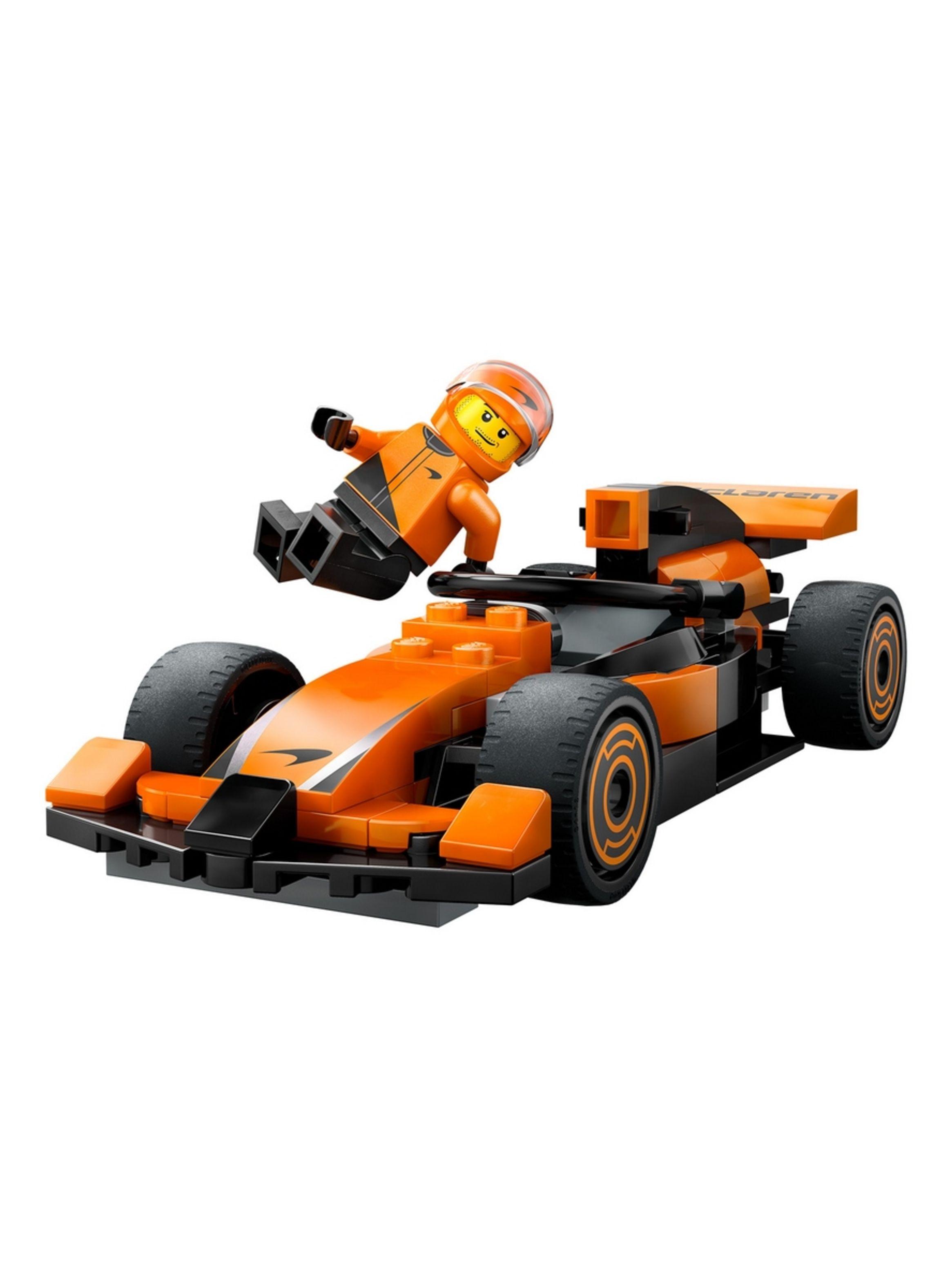 Bloques LEGO CITY piloto F1 con auto McLaren 86 piezas-4
