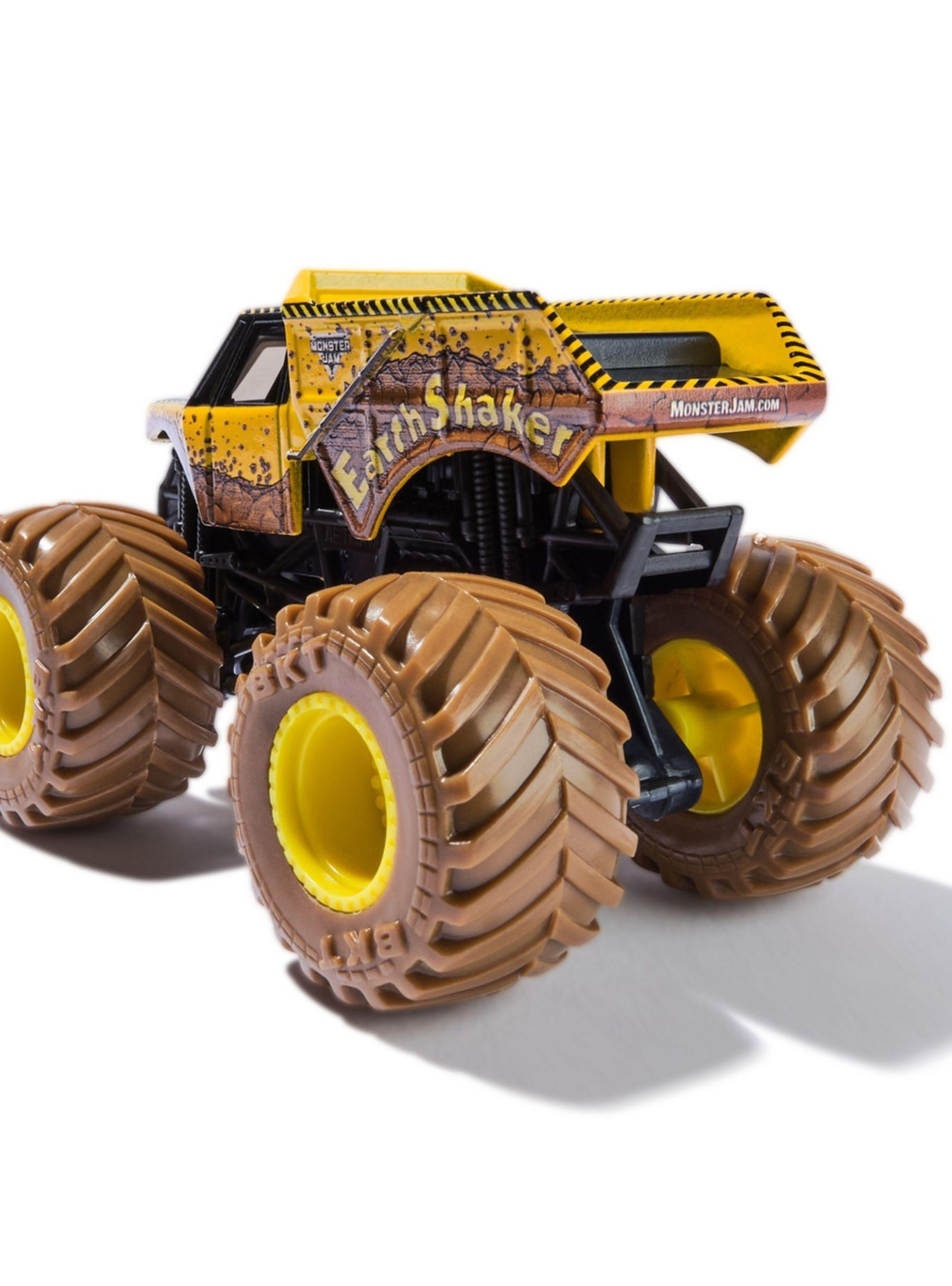 Vehículos Monster Jam 1:64 pack 2 Earth Shaker y Megalodon-3