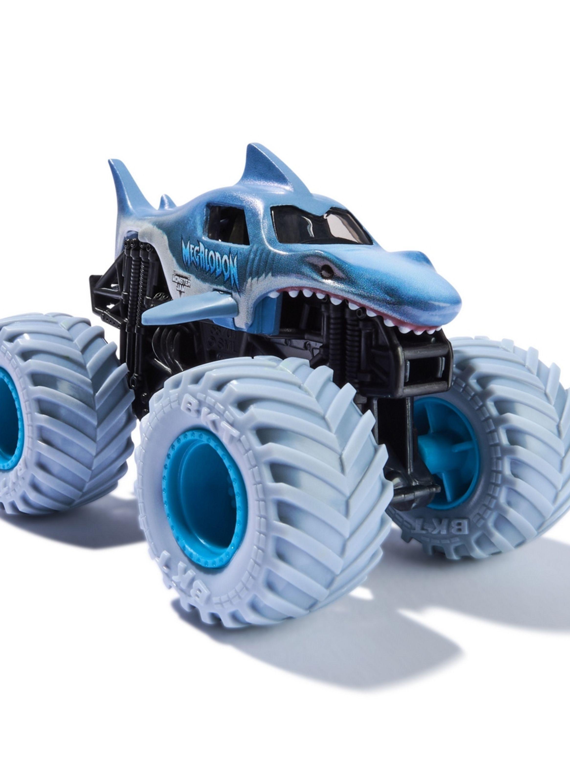 Vehículos Monster Jam 1:64 pack 2 Earth Shaker y Megalodon-5