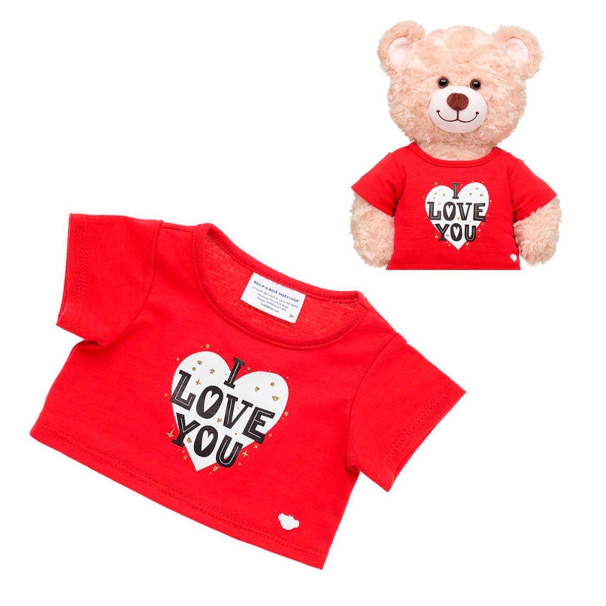 Polera I Love You Build-a-bear-0