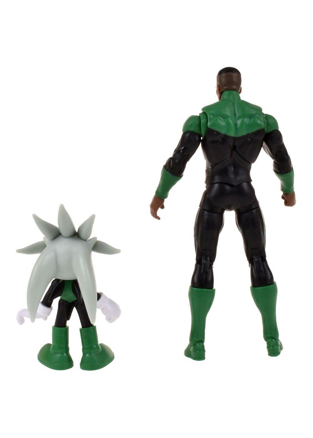 SET 2 FIGURAS DE 6 Y 13 CM SONIC DC COMICS - SILVER GREEN LANTERN-4